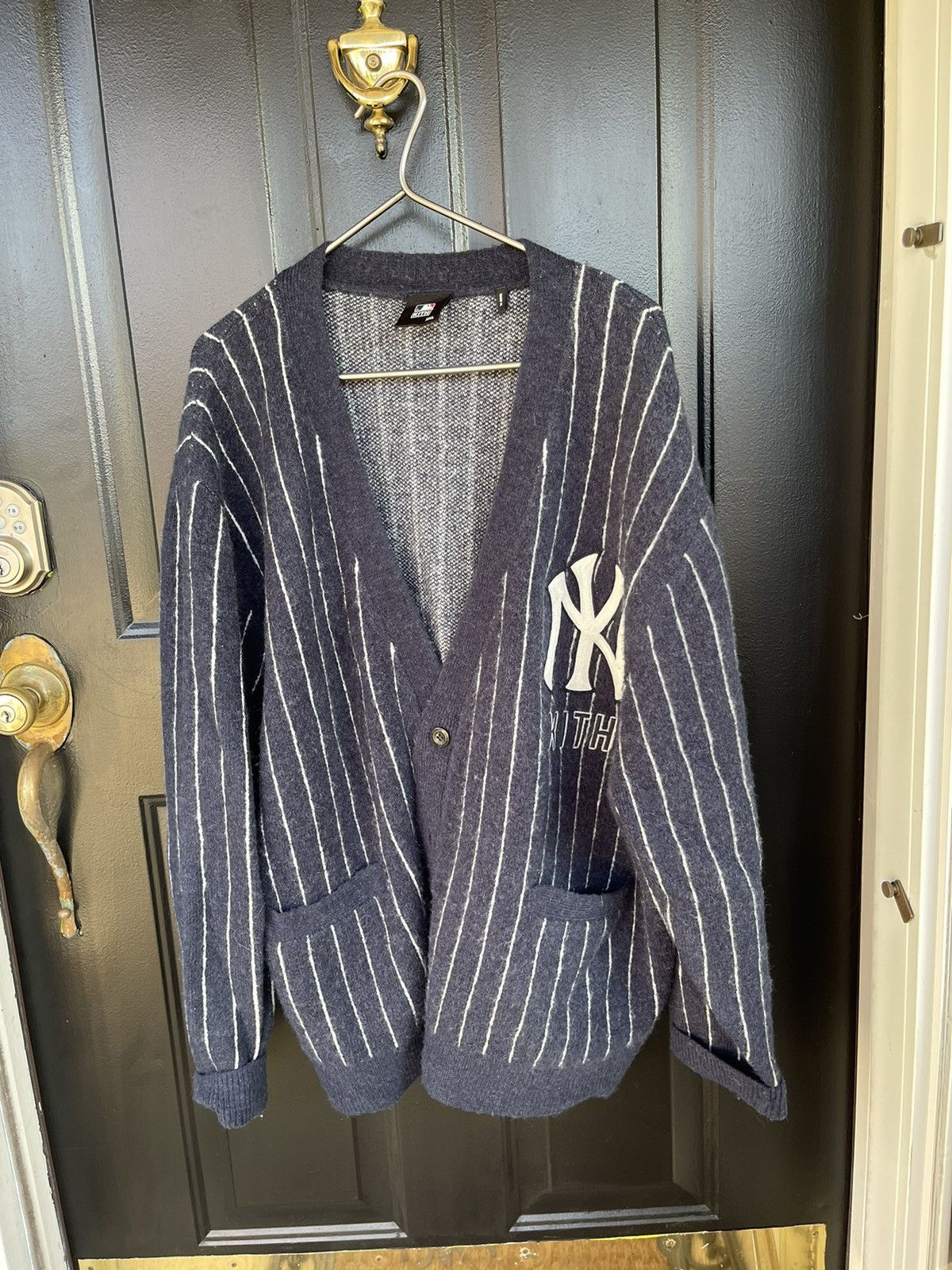 Kith Kith & MLB for New York Yankees Chenille Cardigan | Grailed