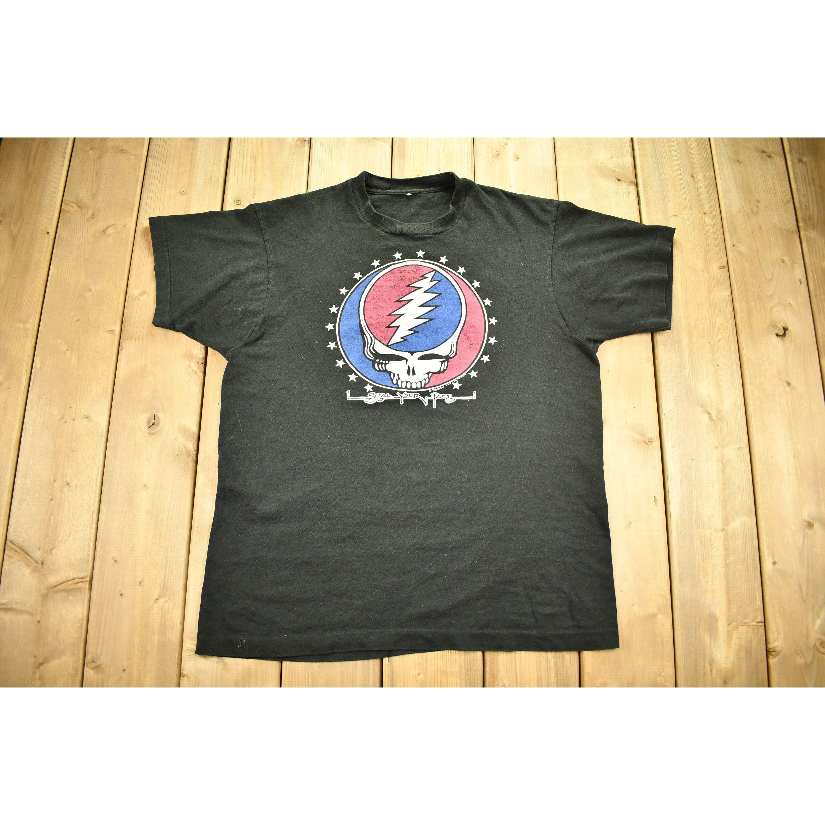 1988 Grateful Dead selling Steal Your Face Concert Tour Shirt