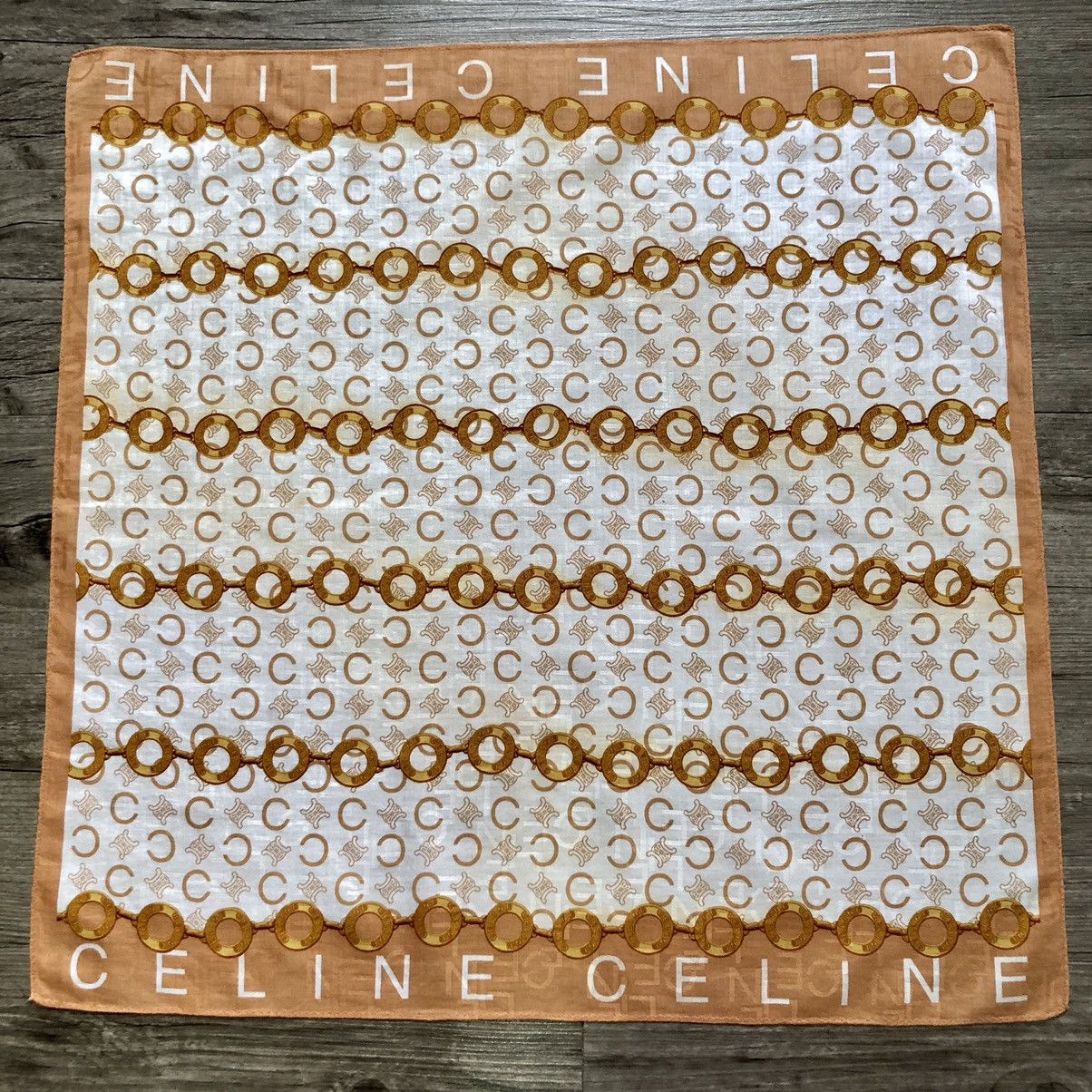 Celine × Vintage Celine Pocket Square | Bandana | Handkerchief Size ONE SIZE - 8 Thumbnail