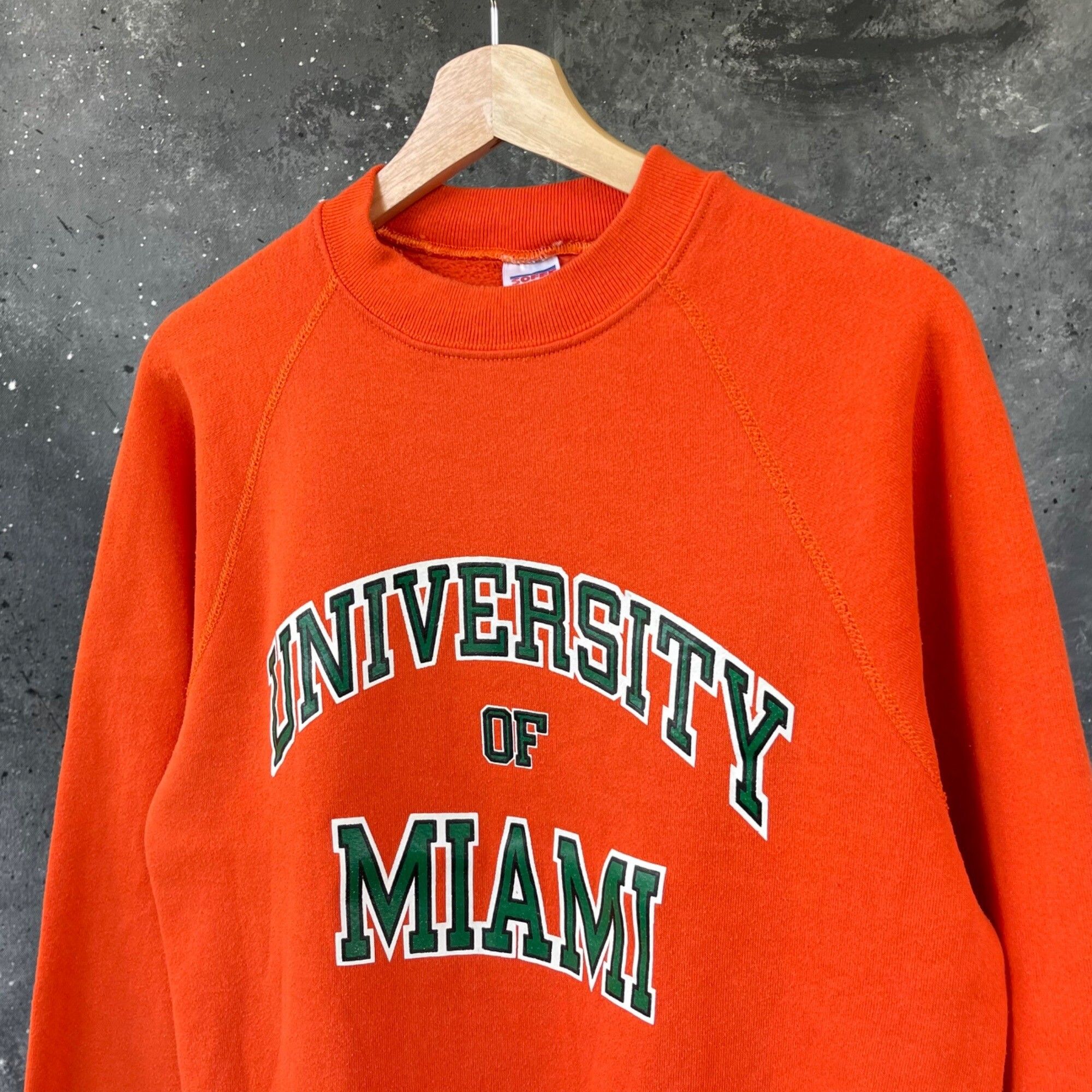 Vintage Vintage University Of Miami Crewneck Sweatshirt Size US S / EU 44-46 / 1 - 2 Preview