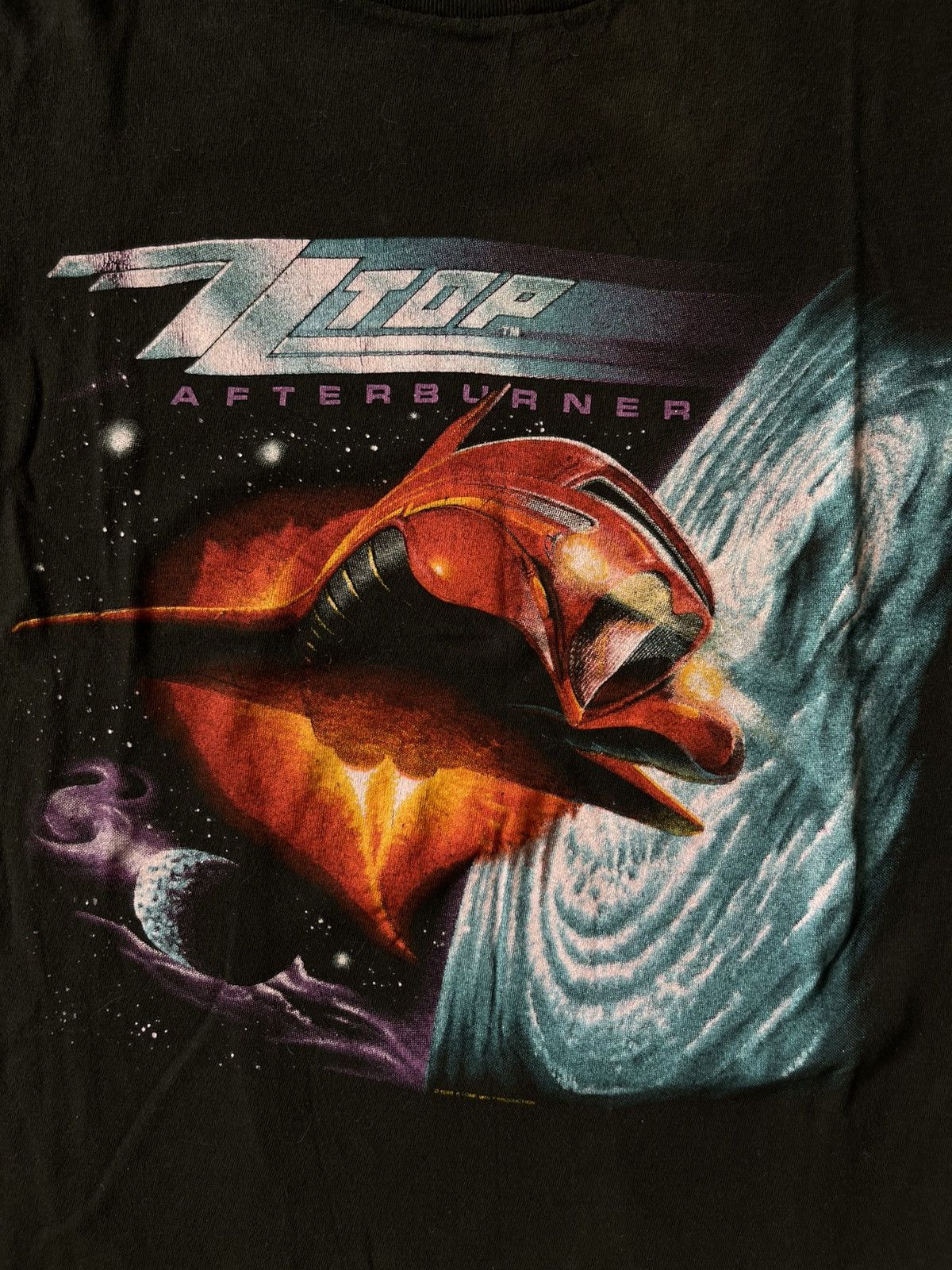 Band Tees × Vintage 1986 ZZTOP Afterburner tour Tee Size US M / EU 48-50 / 2 - 2 Thumbnail