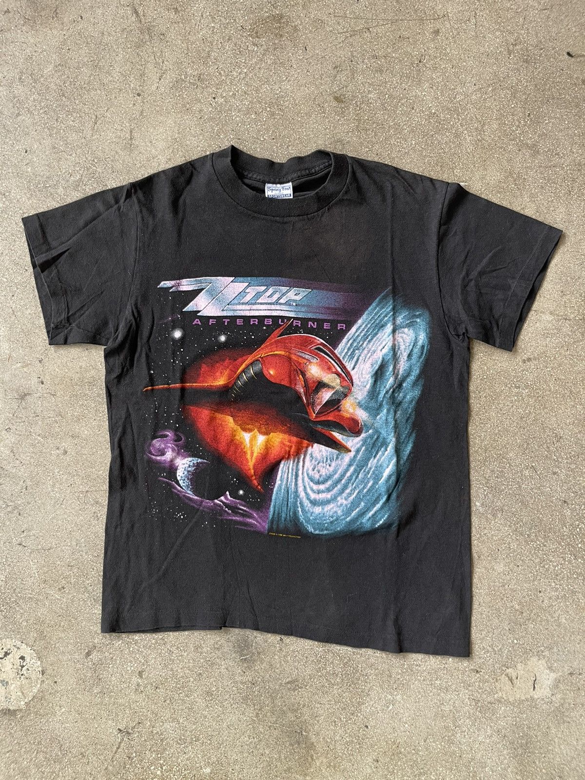 Band Tees × Vintage 1986 ZZTOP Afterburner tour Tee Size US M / EU 48-50 / 2 - 1 Thumbnail