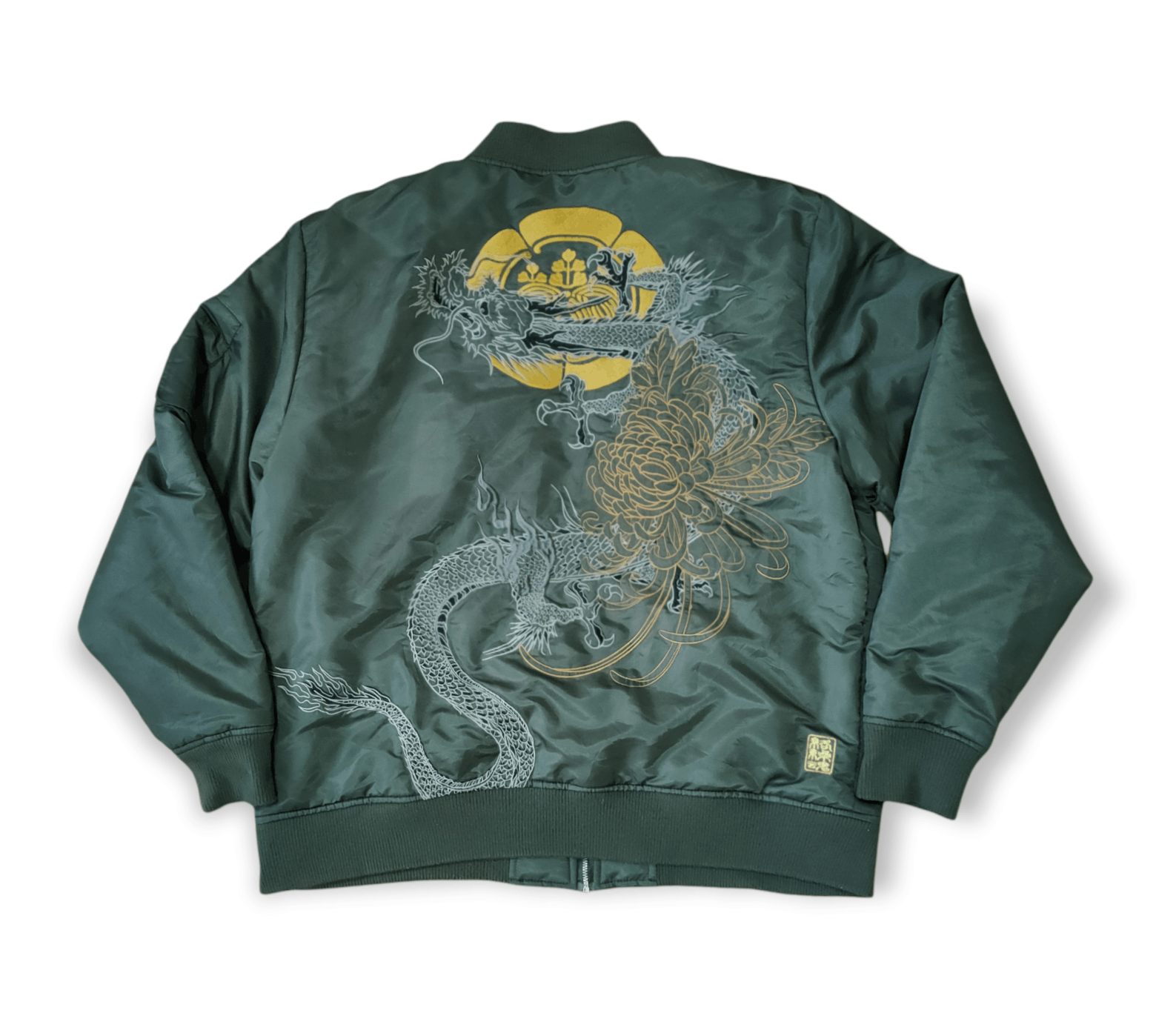 Vintage Vintage Karakuri Tamashi Dragon Embroidery Bomber Jacket | Grailed