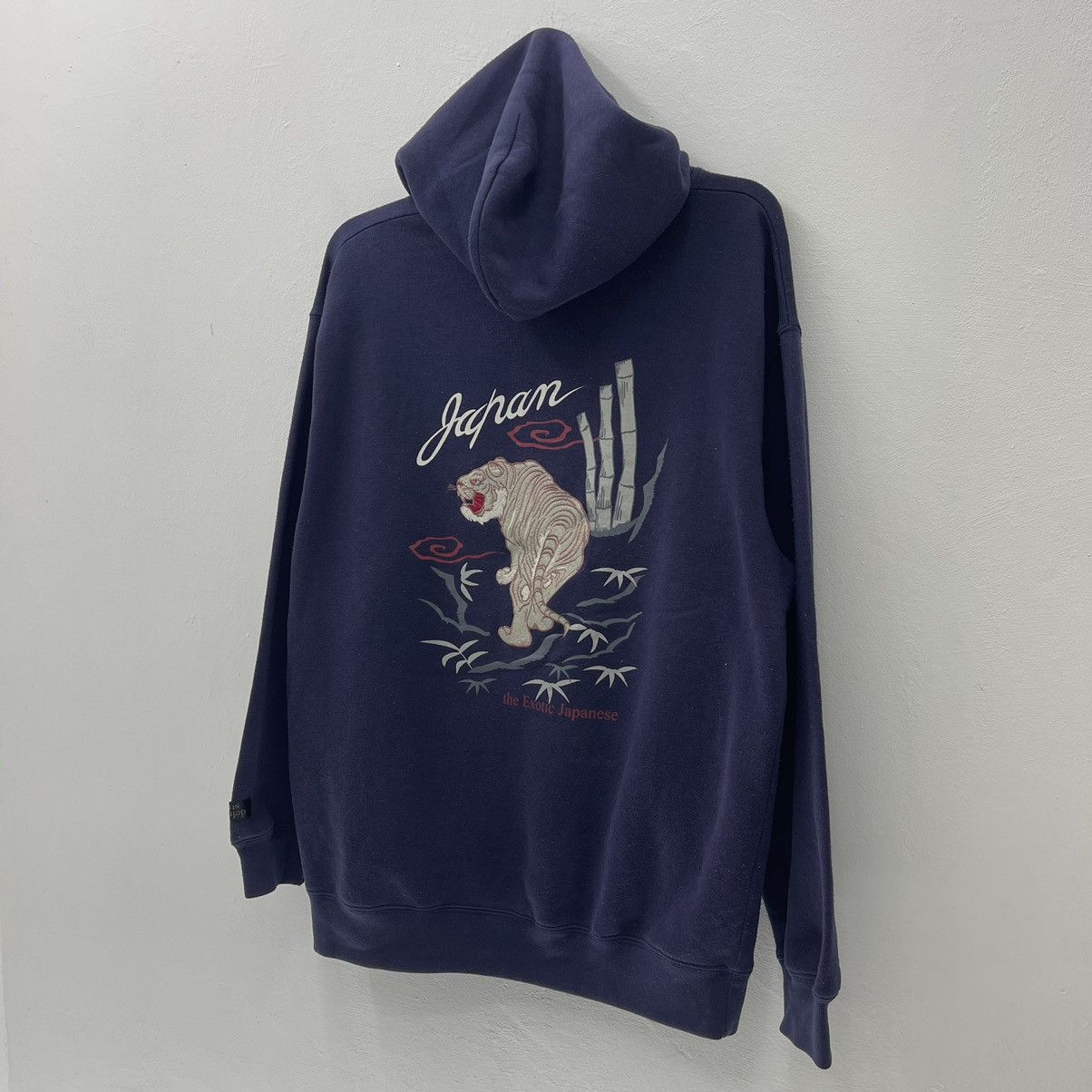 Vintage Vintage Sukajan Hoodie Embroidery Spellout Logo Size US L / EU 52-54 / 3 - 4 Thumbnail