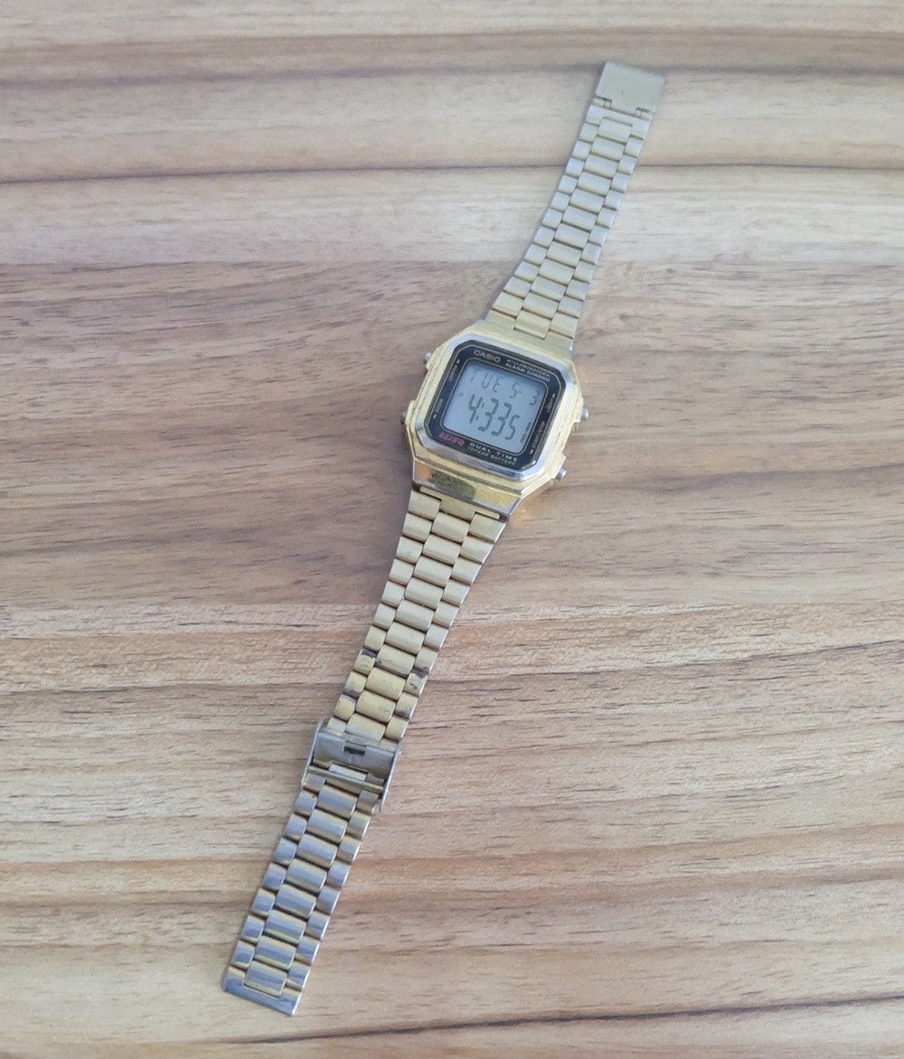 Casio a178w gold online