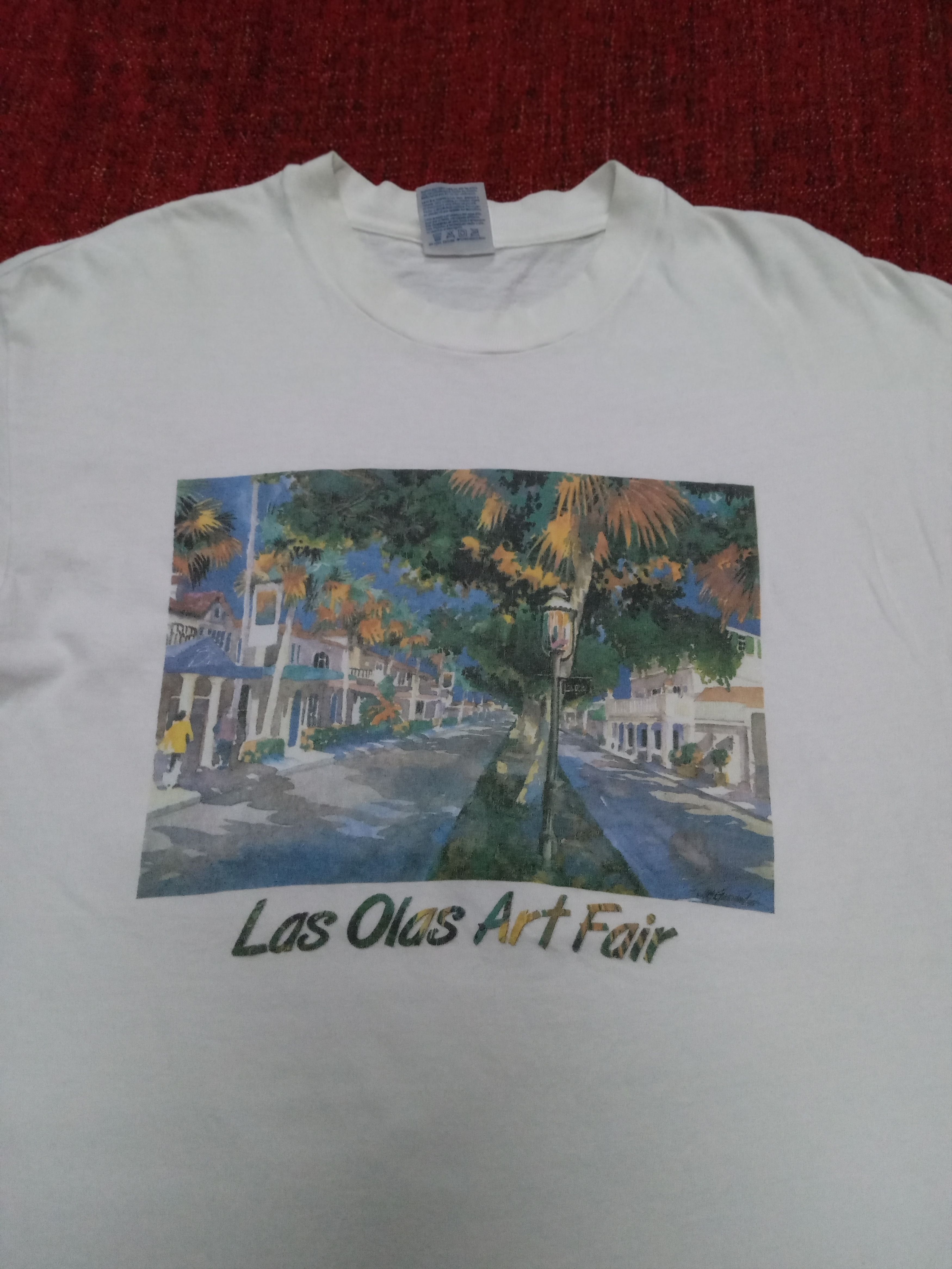 MoMA Vintage 90s Las Olas Art Fair Tee moma Size US L / EU 52-54 / 3 - 1 Thumbnail