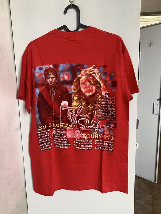 Vintage Vintage Taylor Swift tour with Ed Sheeran tshirt | Grailed