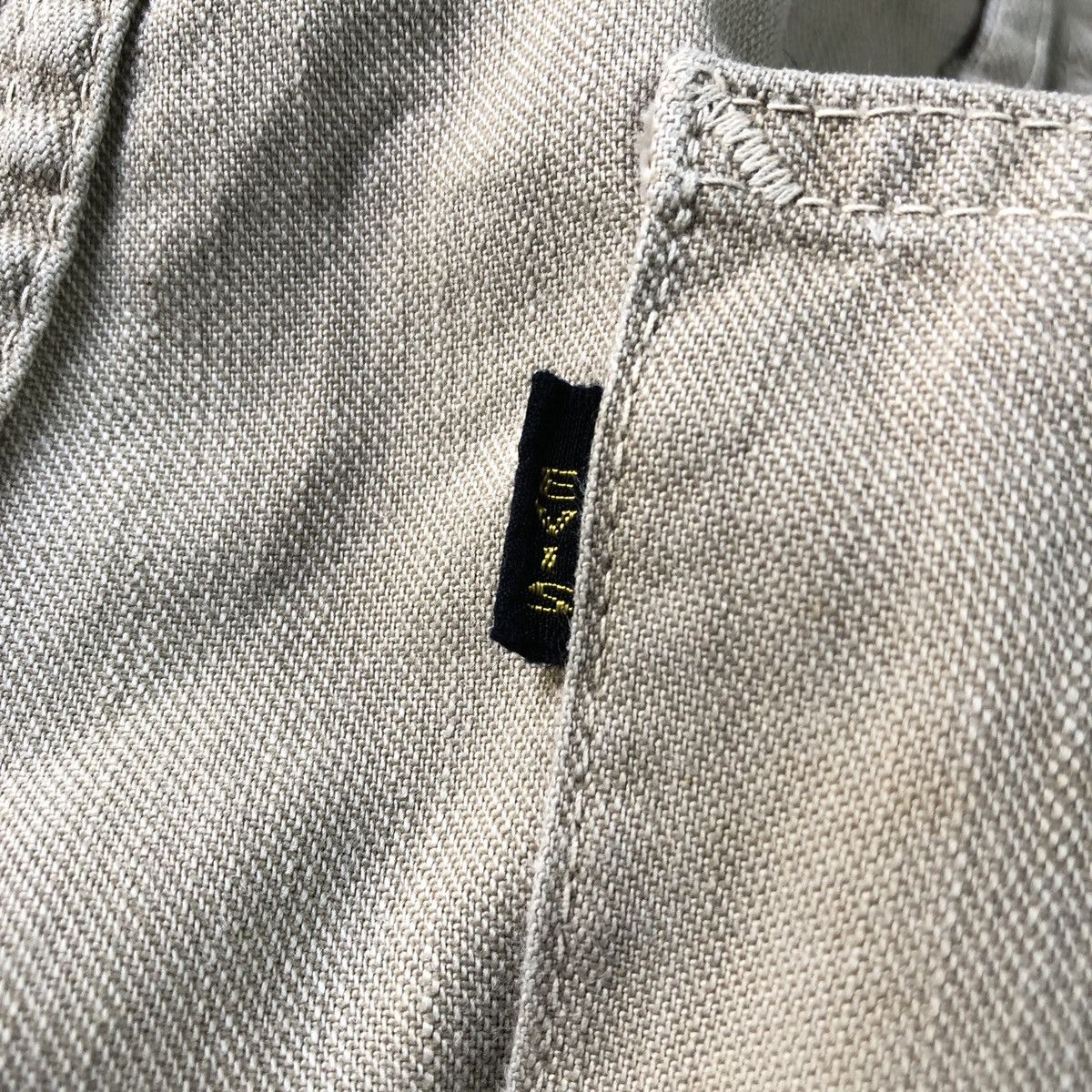 Evisu Vintage Evis Military Chino Khaki Distressed Pant Size US 29 - 12 Thumbnail