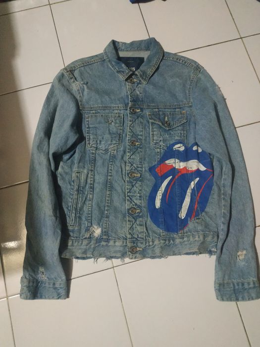 Rolling stones 2025 denim jacket zara