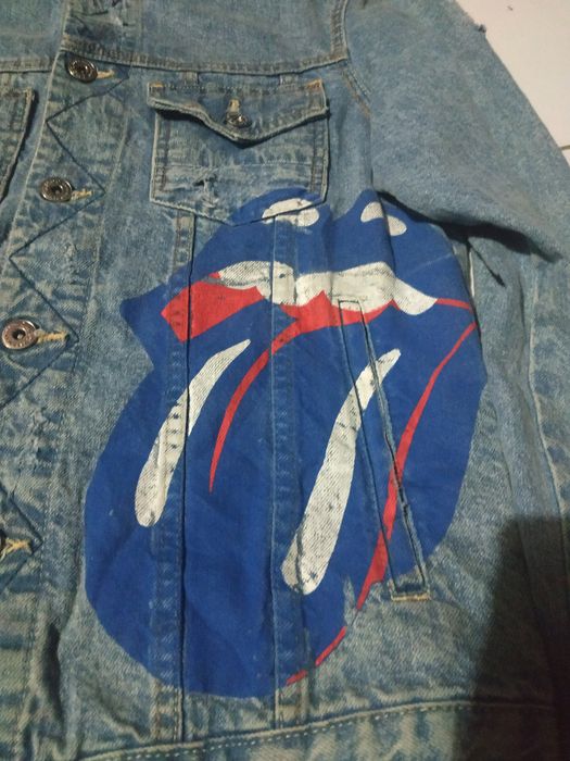 Rolling stones denim hotsell jacket zara