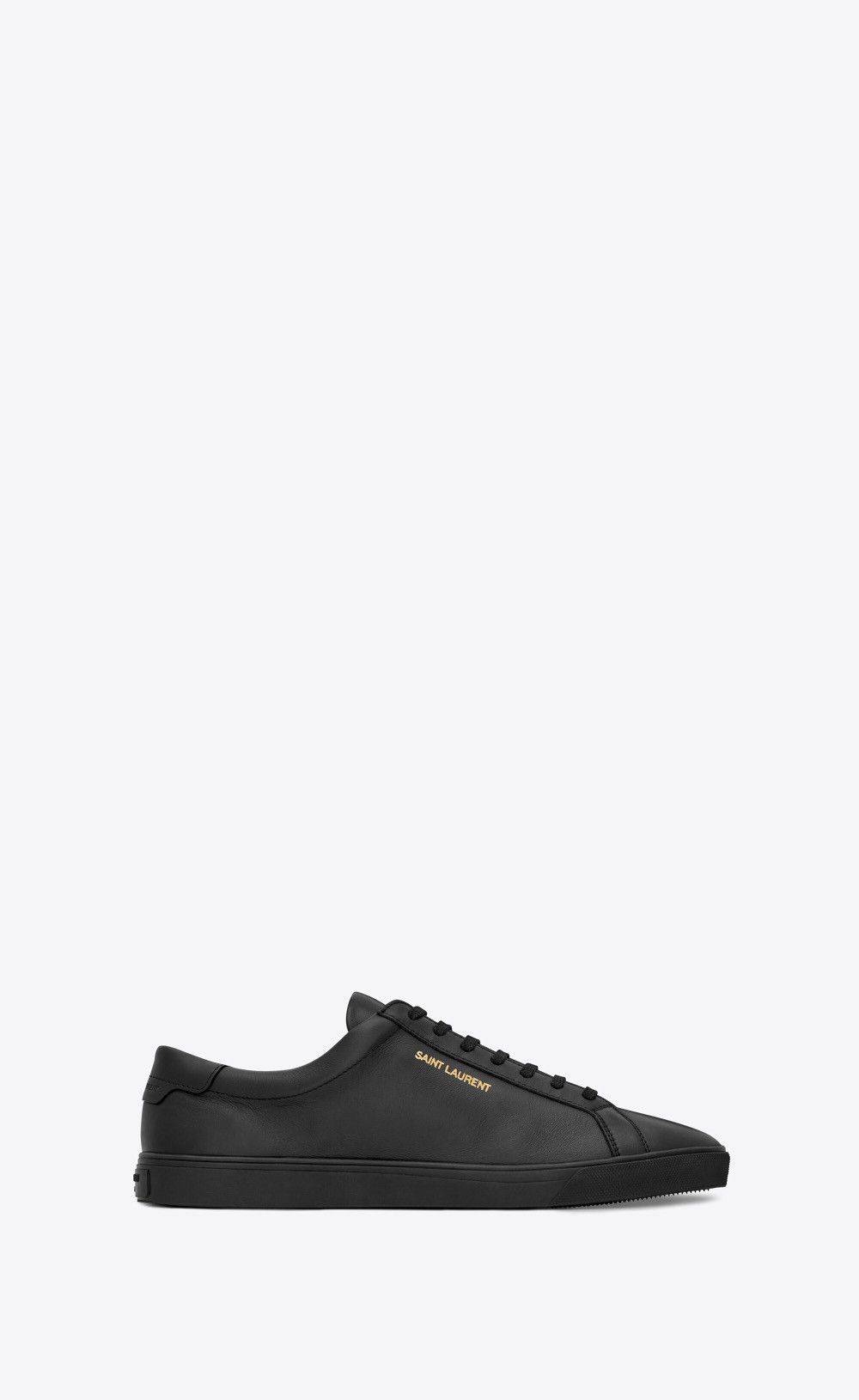 Saint Laurent Paris Andy Low Top SL Sneakers Black Size US 10 / EU 43 - 12 Thumbnail