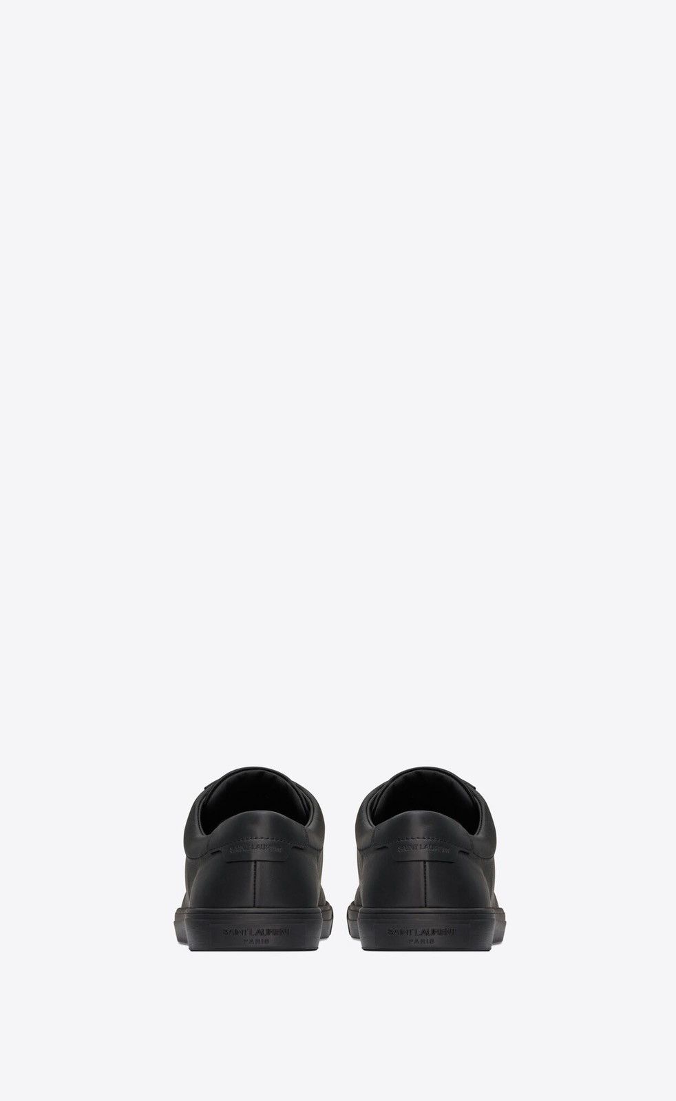 Saint Laurent Paris × Yves Saint Laurent Andy Low Top SL Sneakers Black Size US 10.5 / EU 43-44 - 3 Thumbnail