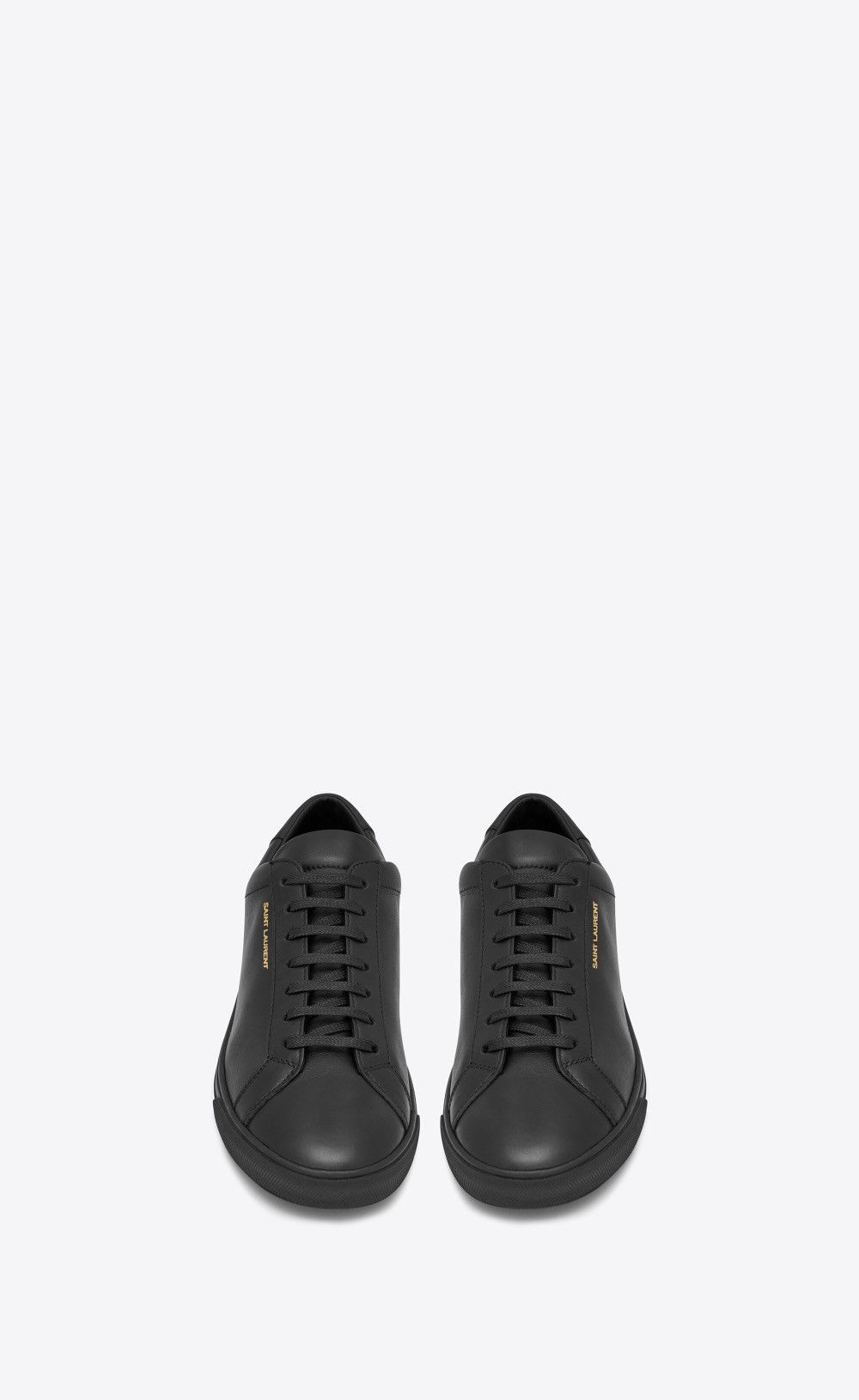 Saint Laurent Paris × Yves Saint Laurent Andy Low Top SL Sneakers Black Size US 10.5 / EU 43-44 - 2 Thumbnail