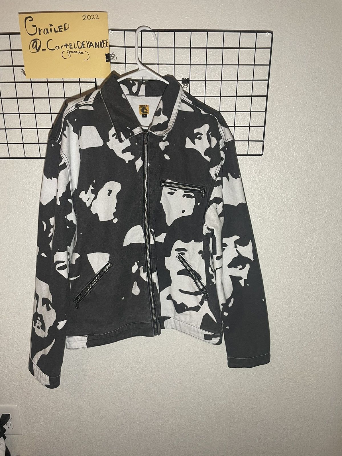 Vintage Seven Thousand Miles East “Faces” Jacket RARE Size L Size US L / EU 52-54 / 3 - 4 Thumbnail