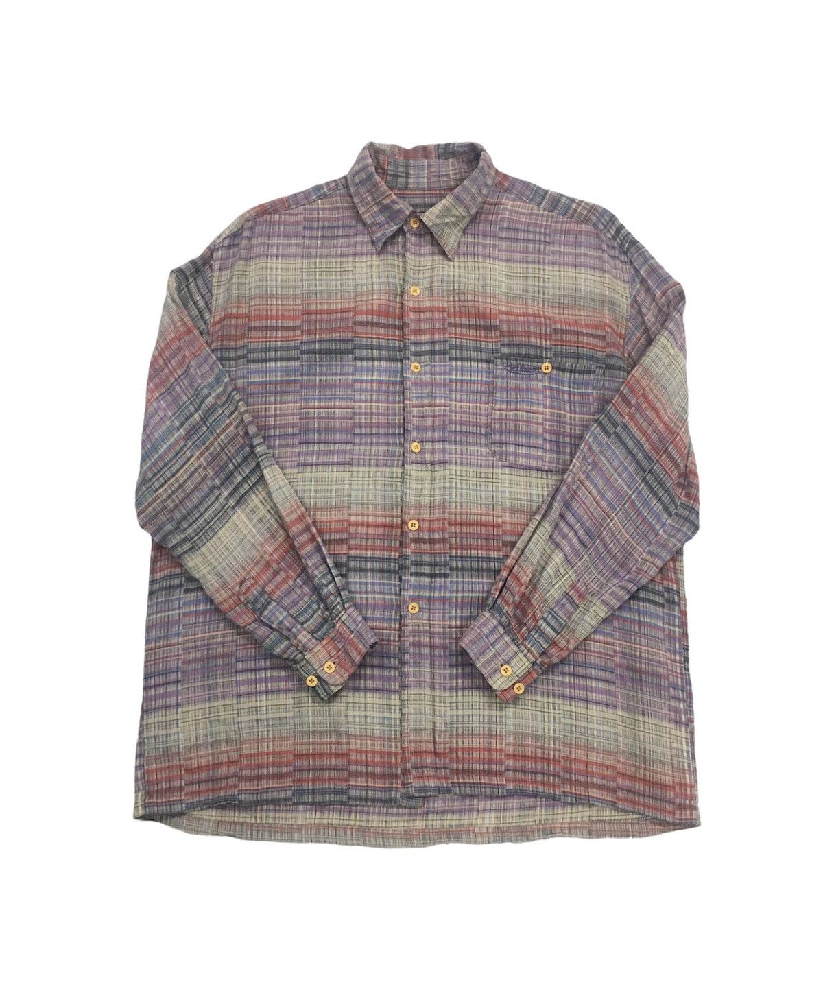 Missoni Vintage Missoni Button Up Shirt Size US L / EU 52-54 / 3 - 4 Thumbnail