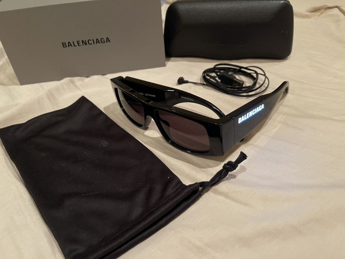 Balenciaga Balenciaga Led sunglasses | Grailed