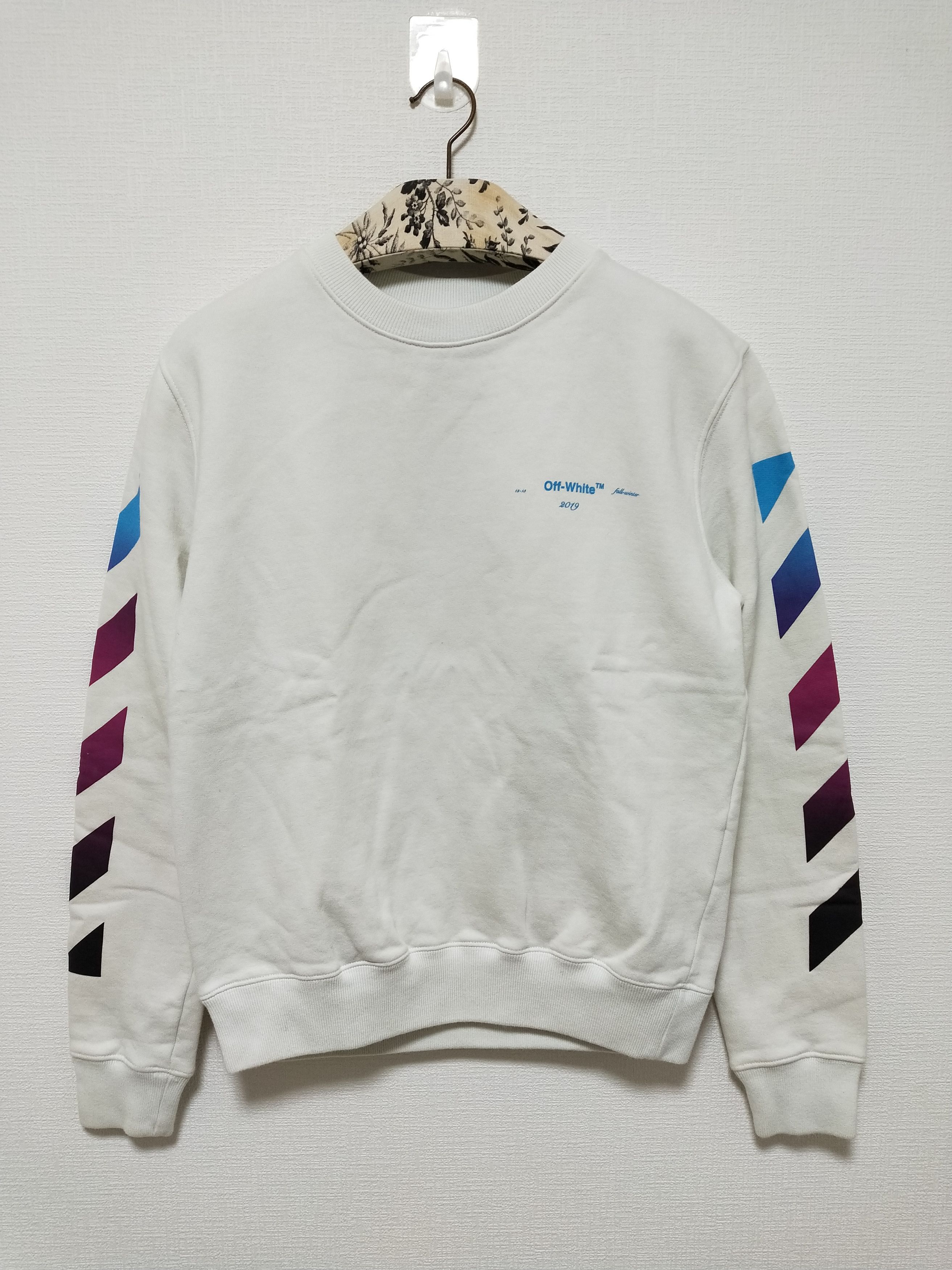 Off-White Multicolor Gradient Arrows Sweatshirt Size US S / EU 44-46 / 1 - 3 Thumbnail