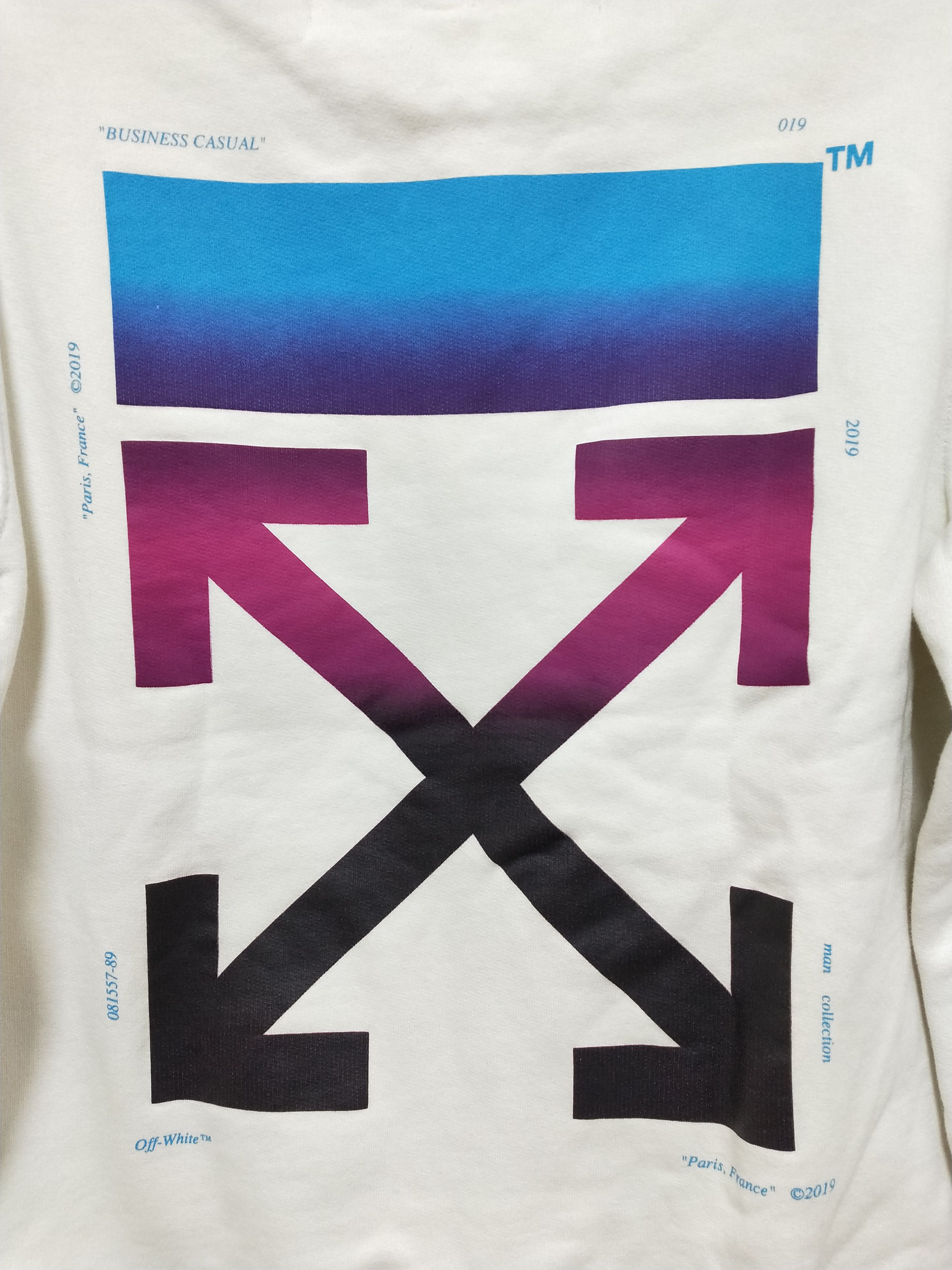 Off-White Multicolor Gradient Arrows Sweatshirt Size US S / EU 44-46 / 1 - 2 Thumbnail