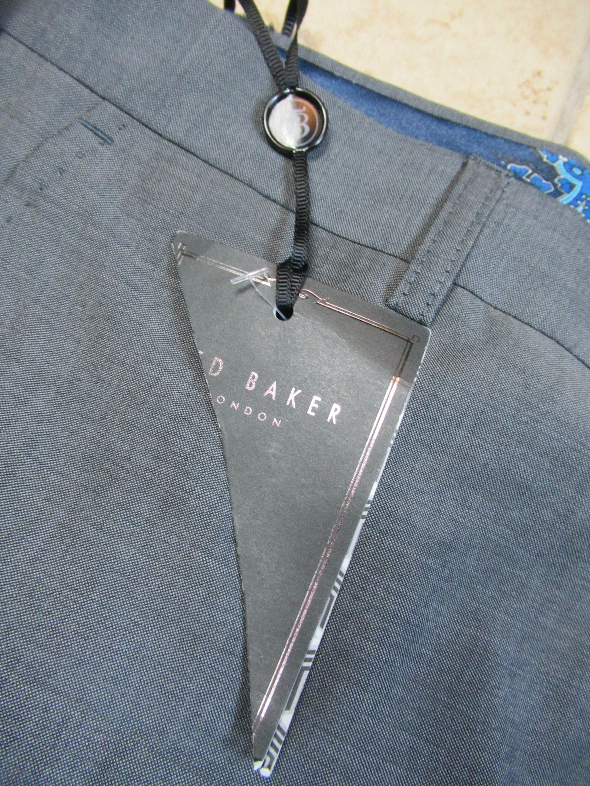 Ted Baker new Ted Baker grey casual pants Size US 34 / EU 50 - 2 Thumbnail