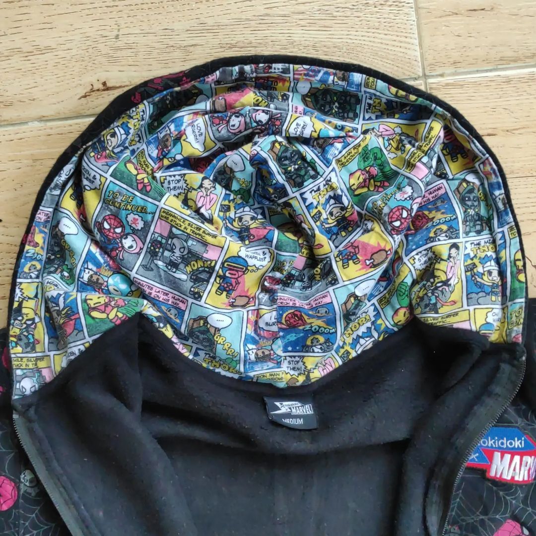Marvel Comics × tokidoki Tokidoki X Marvel Spiderman Web Zip Hood Size US M / EU 48-50 / 2 - 7 Thumbnail