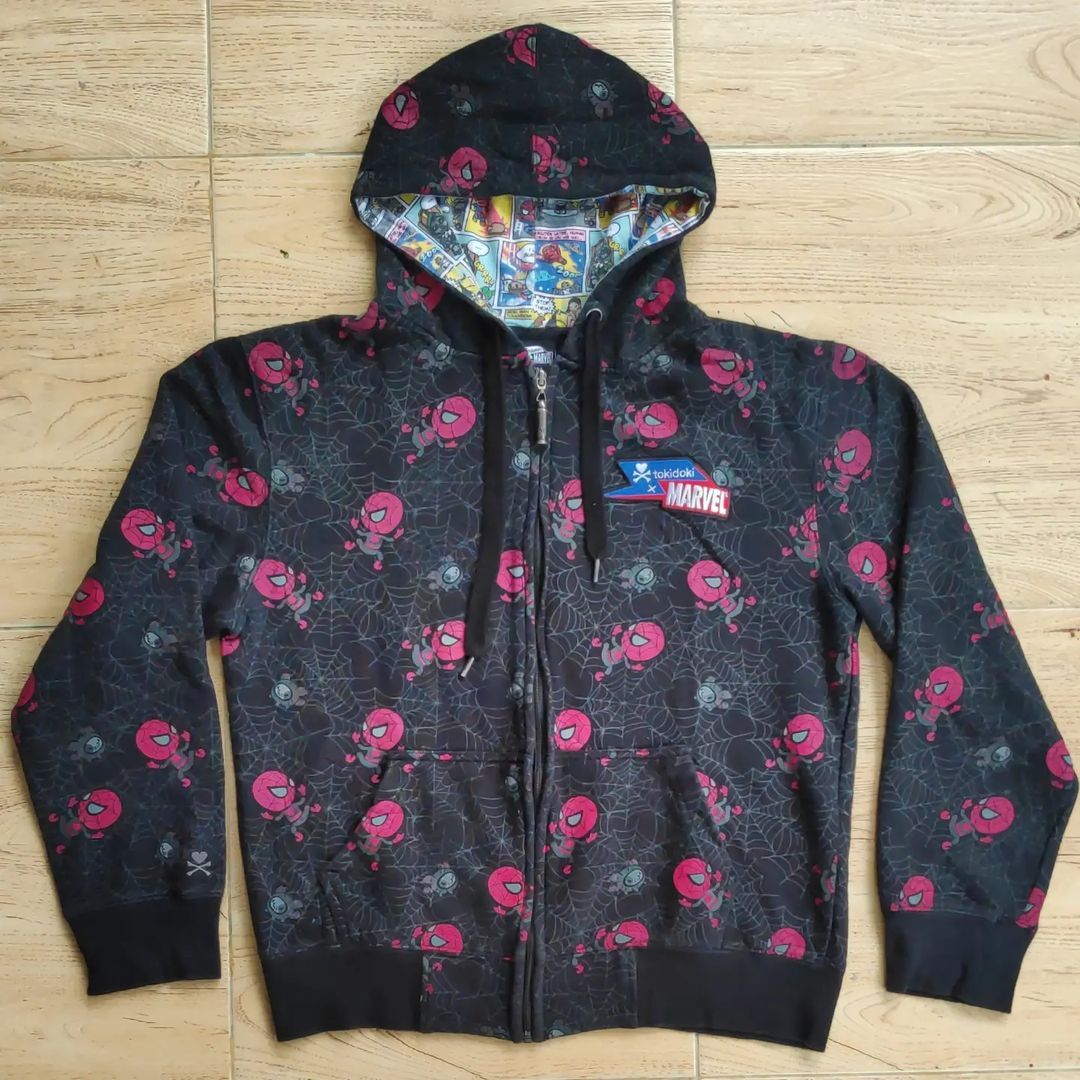 Marvel Comics × tokidoki Tokidoki X Marvel Spiderman Web Zip Hood Size US M / EU 48-50 / 2 - 1 Thumbnail