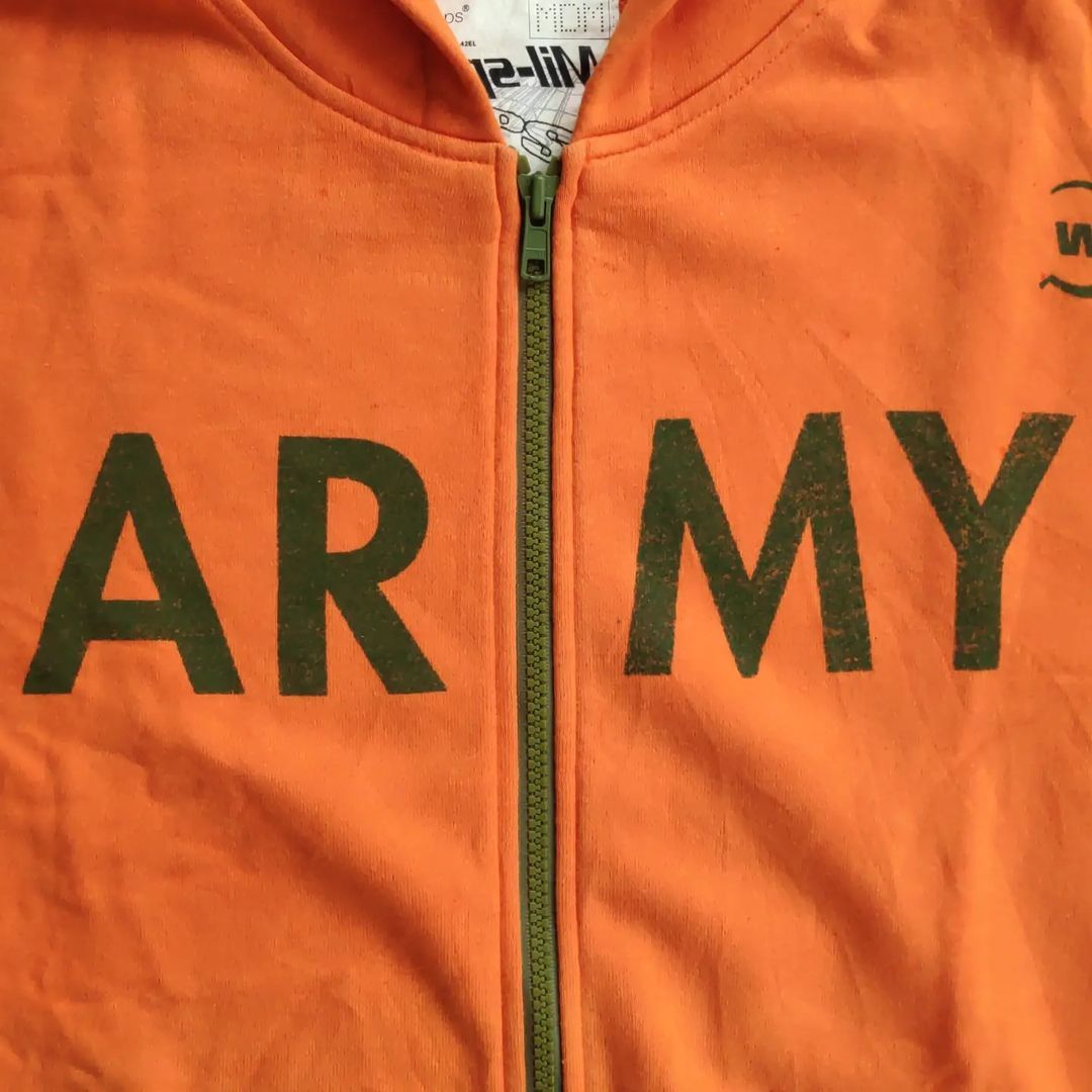 Wtaps WTAPS Big Logo ARMY Zip Hoodie Size US M / EU 48-50 / 2 - 3 Thumbnail
