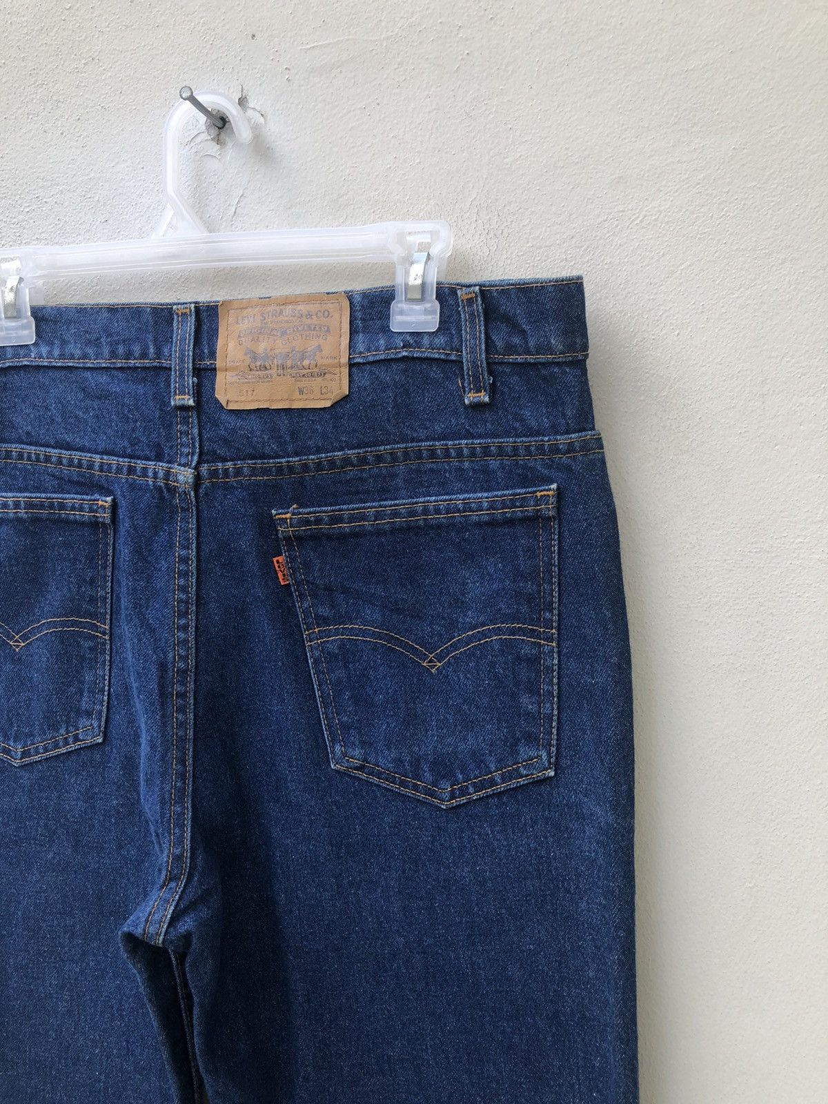 Levi's Vintage Early 90s Levi’s 517 Jeans Orange Tab Denim Size US 36 / EU 52 - 15 Thumbnail