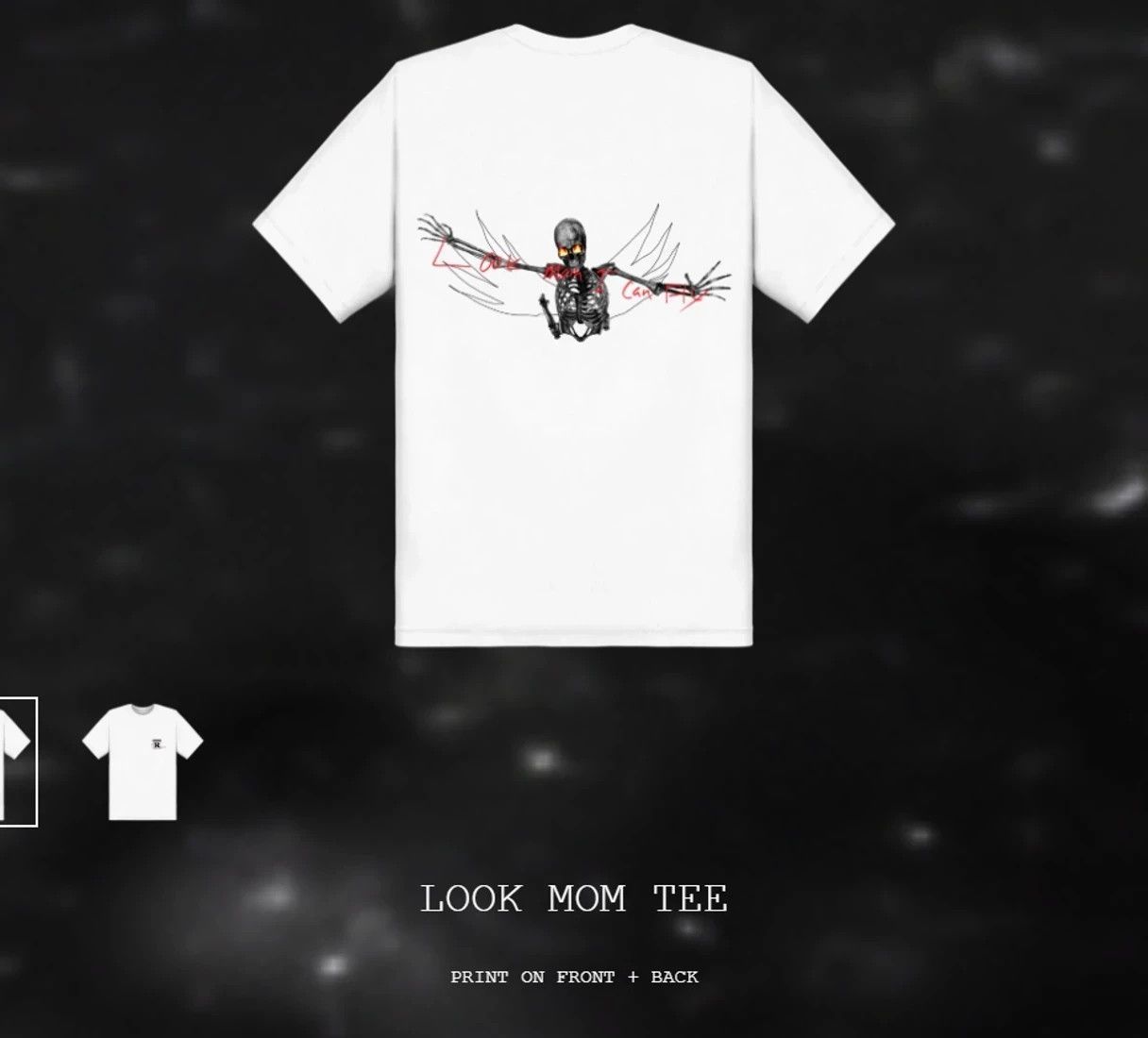 Travis Scott Travis Scott AstroWorld Look Mom I Can Fly White Tee Utopia Size US S / EU 44-46 / 1 - 7 Thumbnail