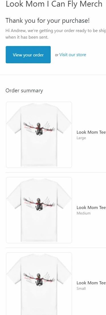 Travis Scott Travis Scott AstroWorld Look Mom I Can Fly White Tee Utopia Size US S / EU 44-46 / 1 - 10 Thumbnail