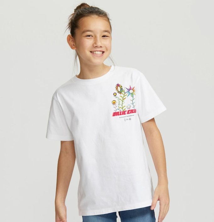 Billie Eilish Kid's Age 5-6 BILLIE EILISH TAKASHI MURAKAMI WHITE T-SHIRT Size US S / EU 44-46 / 1 - 1 Thumbnail