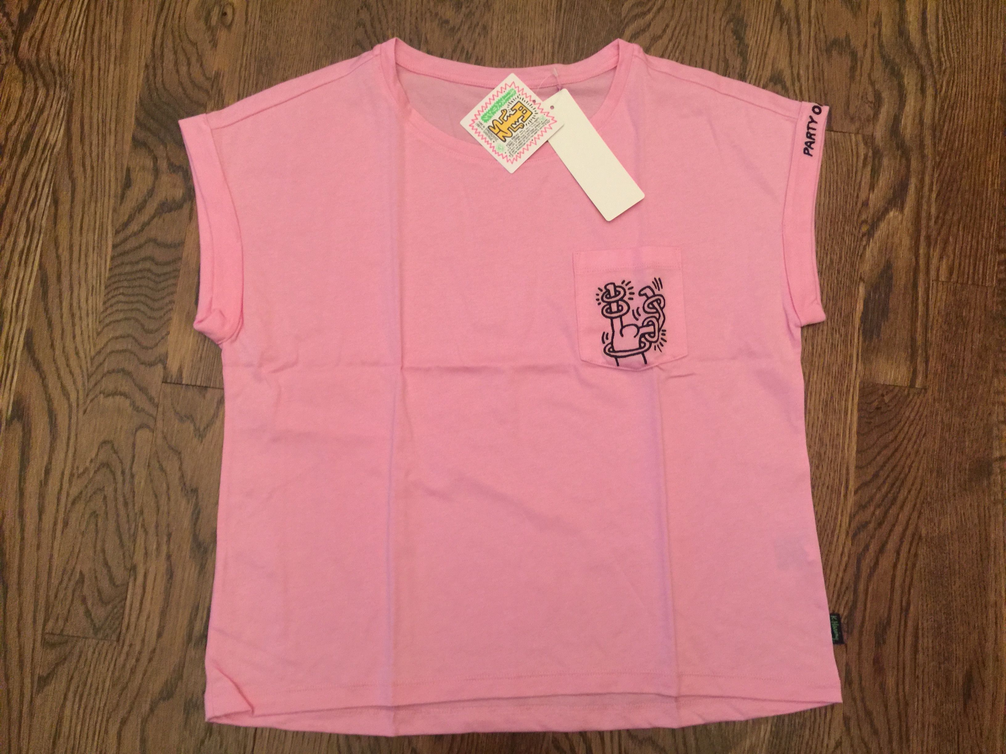 Keith Haring Womens S Uniqlo Keith Haring Pink T-Shirt SPRZ-NY MOMA Tee Size S / US 4 / IT 40 - 1 Thumbnail
