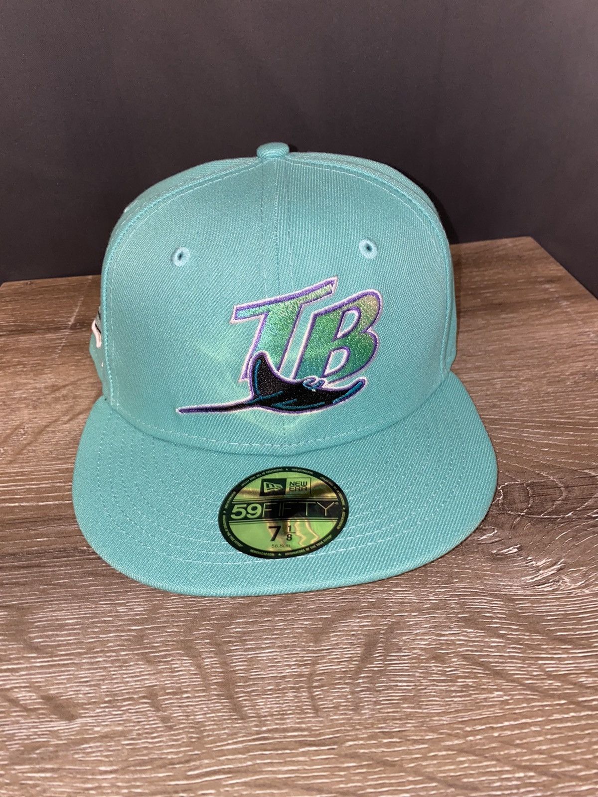 New Era Tampa Bay Rays Fitted Hat - 7 1/8 Size ONE SIZE - 1 Thumbnail