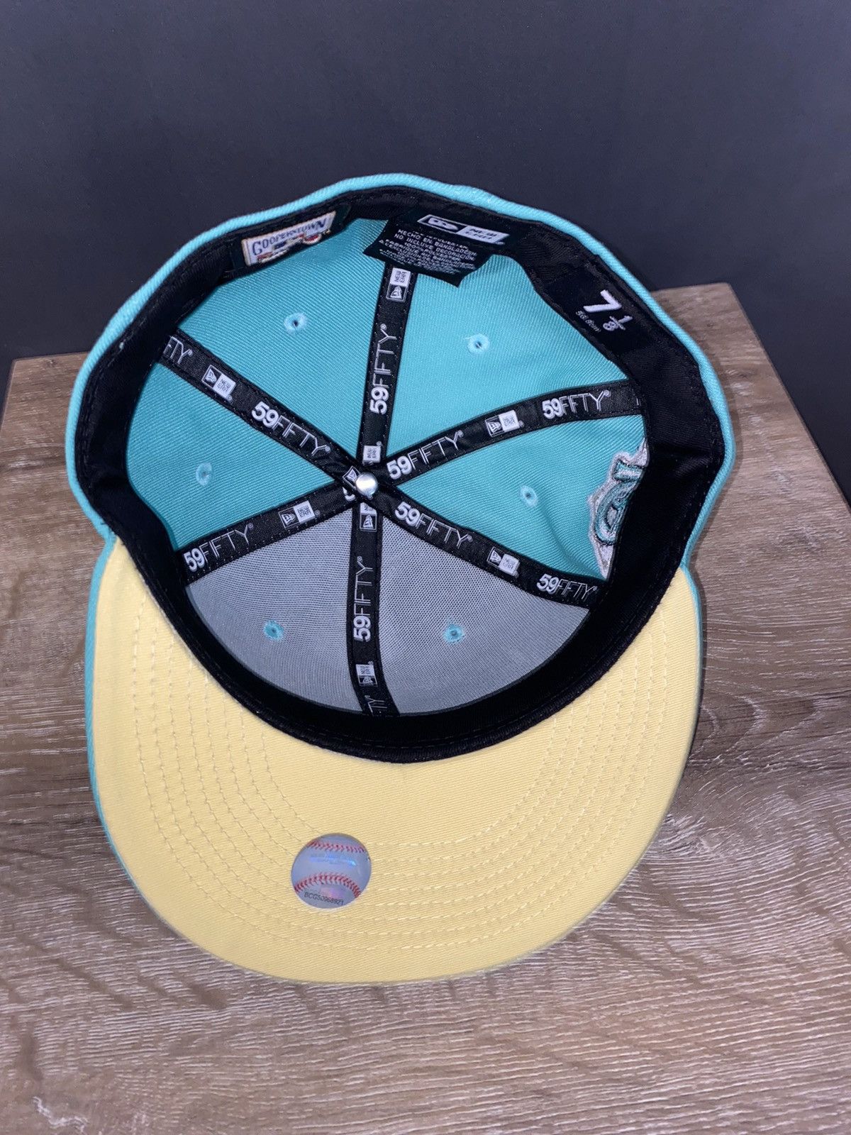 New Era Tampa Bay Rays Fitted Hat - 7 1/8 Size ONE SIZE - 3 Thumbnail