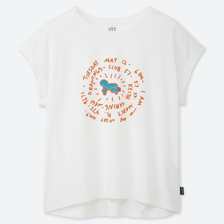 Keith Haring M Women's Uniqlo Keith Haring White T-Shirt SPRZ-NY Tee Size M / US 6-8 / IT 42-44 - 8 Thumbnail