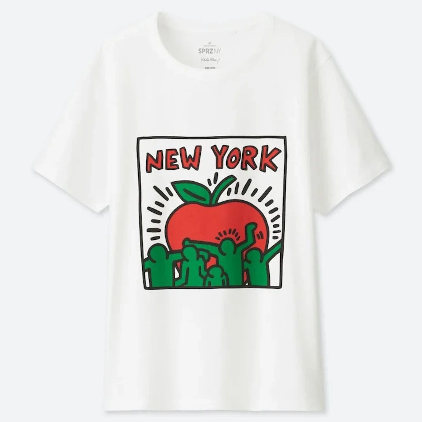Keith Haring Womens M Uniqlo Keith Haring White T-Shirt SPRZ-NY MOMA Tee Size M / US 6-8 / IT 42-44 - 1 Thumbnail