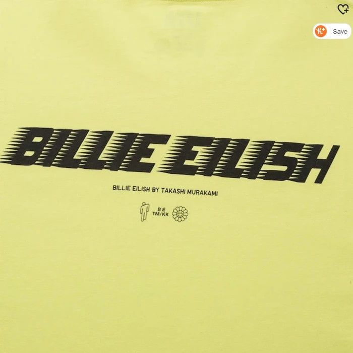 Billie Eilish × Takashi Murakami × Uniqlo XL Extra Large Green Neon Yellow UT Mens Tee Shirt Size US XL / EU 56 / 4 - 6 Thumbnail