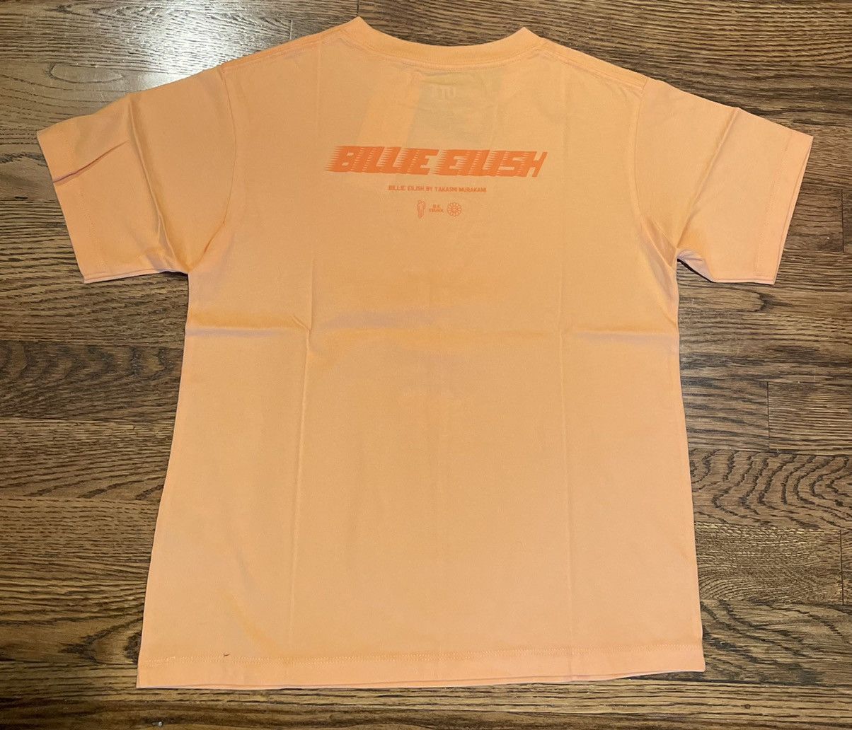 Billie Eilish × Takashi Murakami × Uniqlo Kid's Age 5-6 BILLIE EILISH TAKASHI MURAKAMI ORANGE T-SHIRT Size US S / EU 44-46 / 1 - 3 Thumbnail