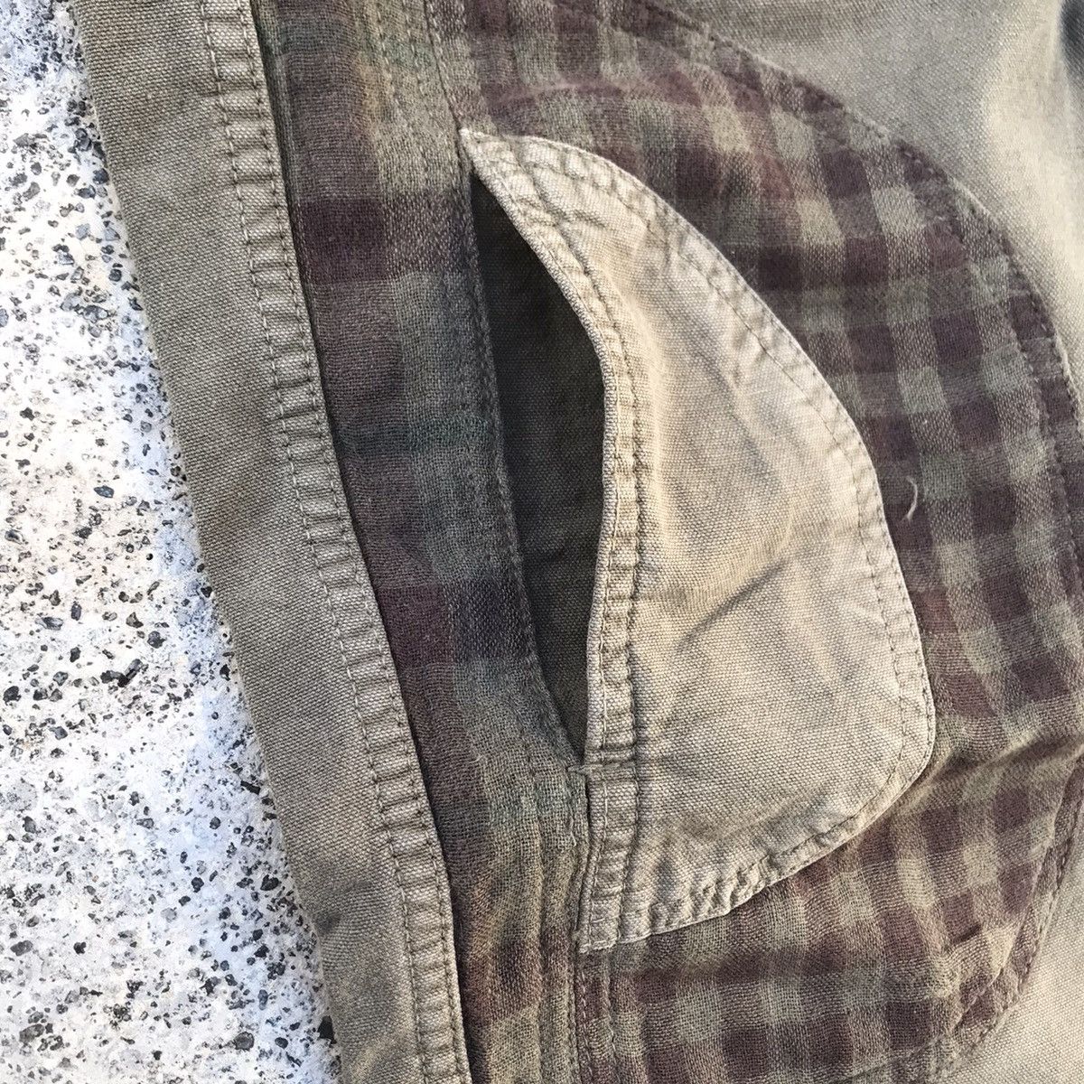 Japanese Brand Vintage Japanese Elastic Waist Tactical Cargo Crop Pants Size US 30 / EU 46 - 6 Thumbnail