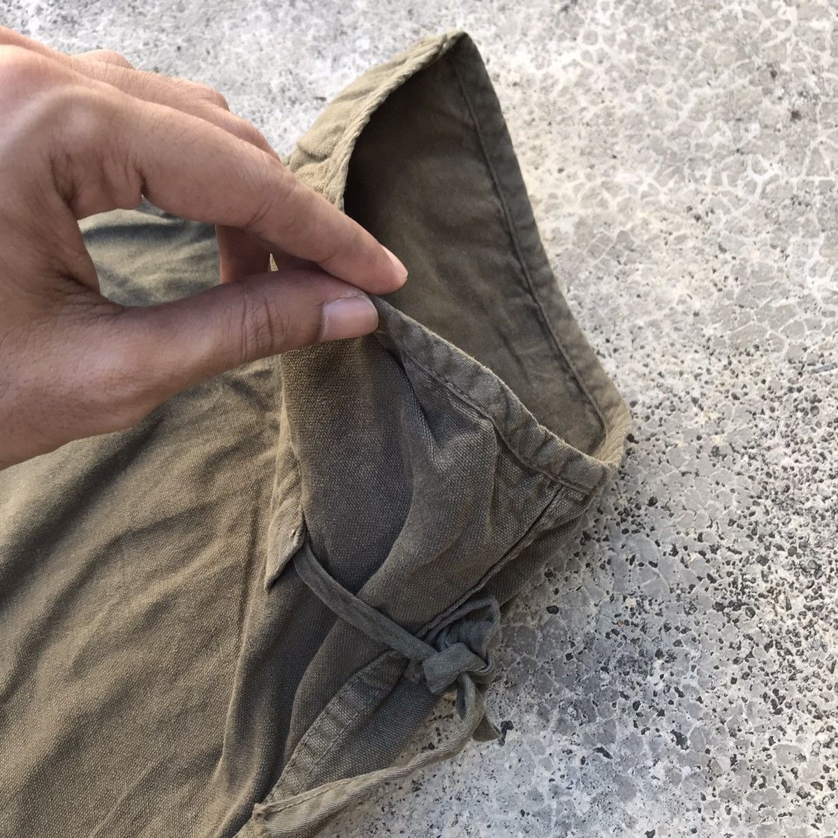 Japanese Brand Vintage Japanese Elastic Waist Tactical Cargo Crop Pants Size US 30 / EU 46 - 7 Thumbnail