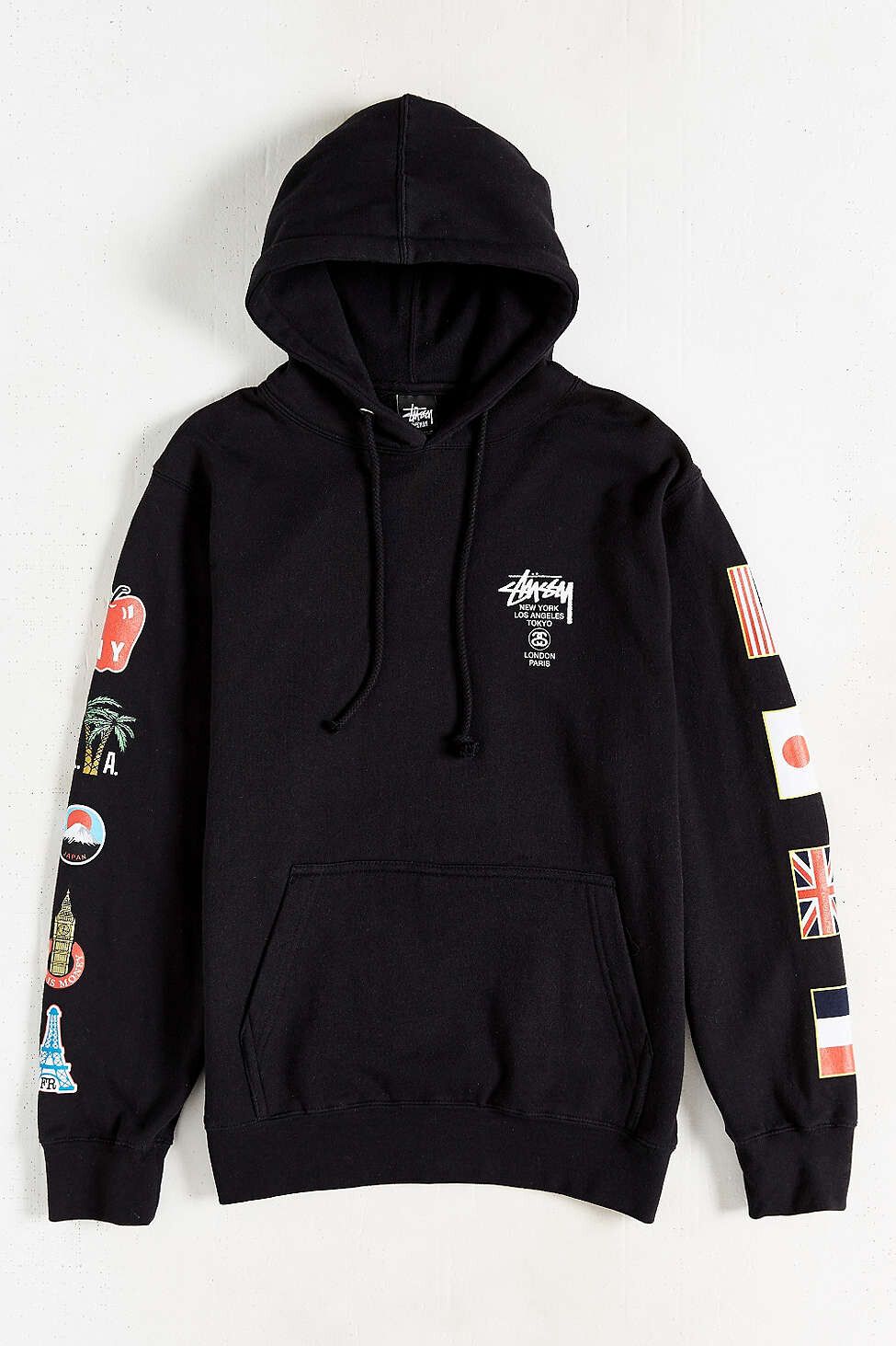 Stussy Stussy World Tour Flags Hoodie Size US M / EU 48-50 / 2 - 1 Preview
