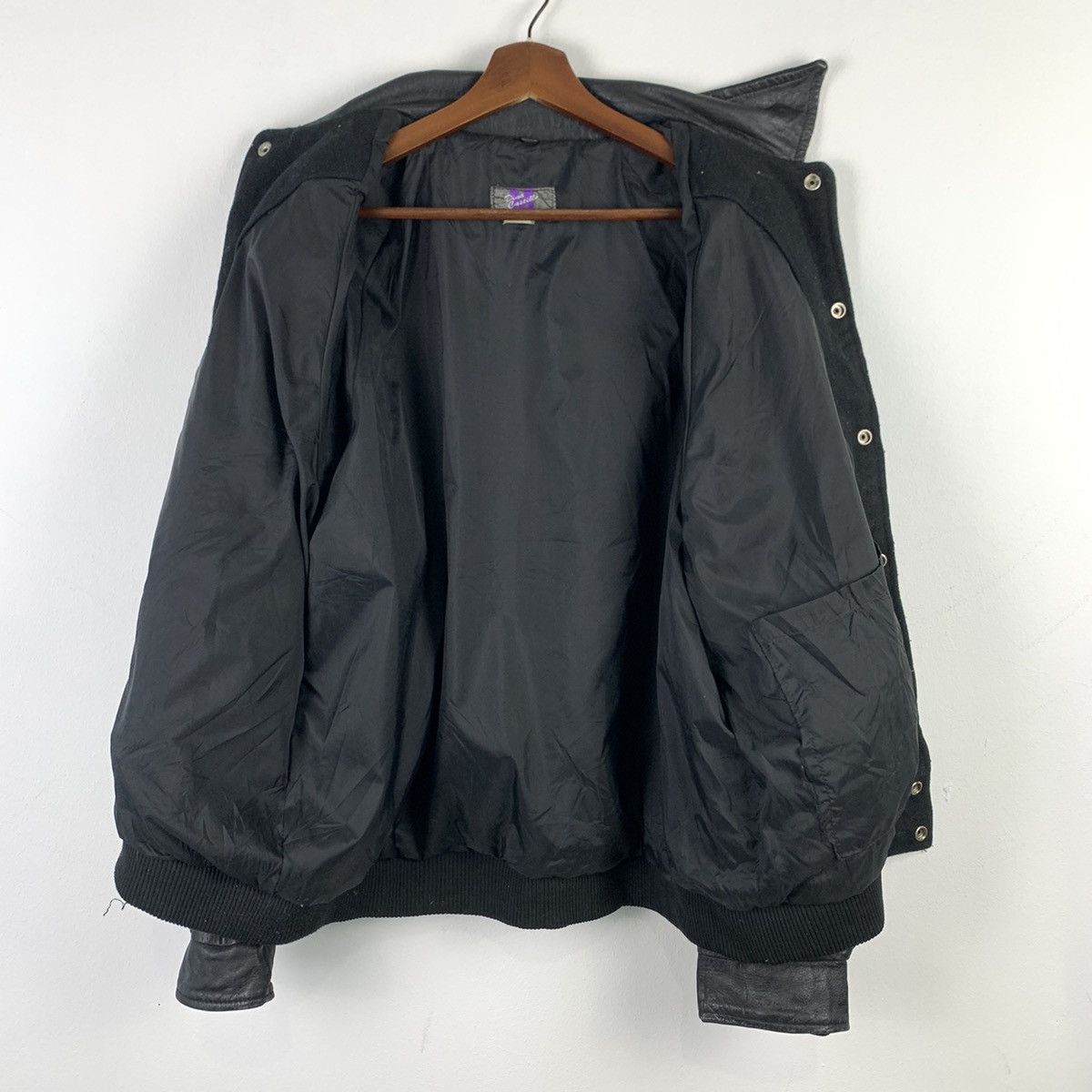 Japanese Brand × Vintage 🔥NS252🔥Vintage MARCOM art Leather Varsity jacket Size US L / EU 52-54 / 3 - 3 Thumbnail