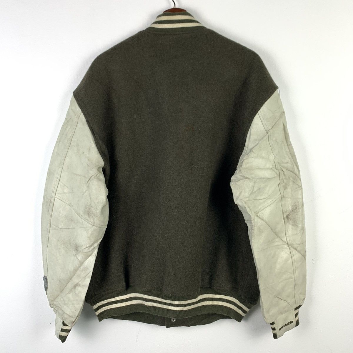 Japanese Brand × Vintage 🔥NS247🔥Vintage Westside Leather varsity jacket Size US L / EU 52-54 / 3 - 3 Thumbnail