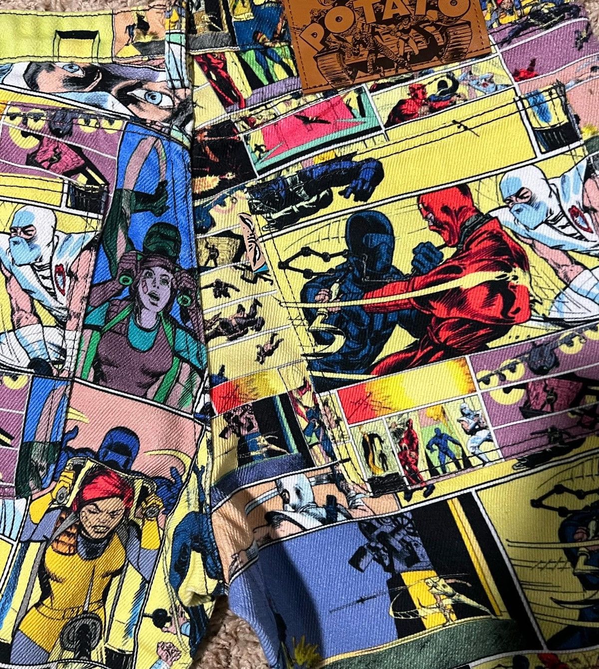 Imran Potato 10 IN THE WORLD Imran Potato G.I Joe Comic Jeans Size US 32 / EU 48 - 5 Thumbnail