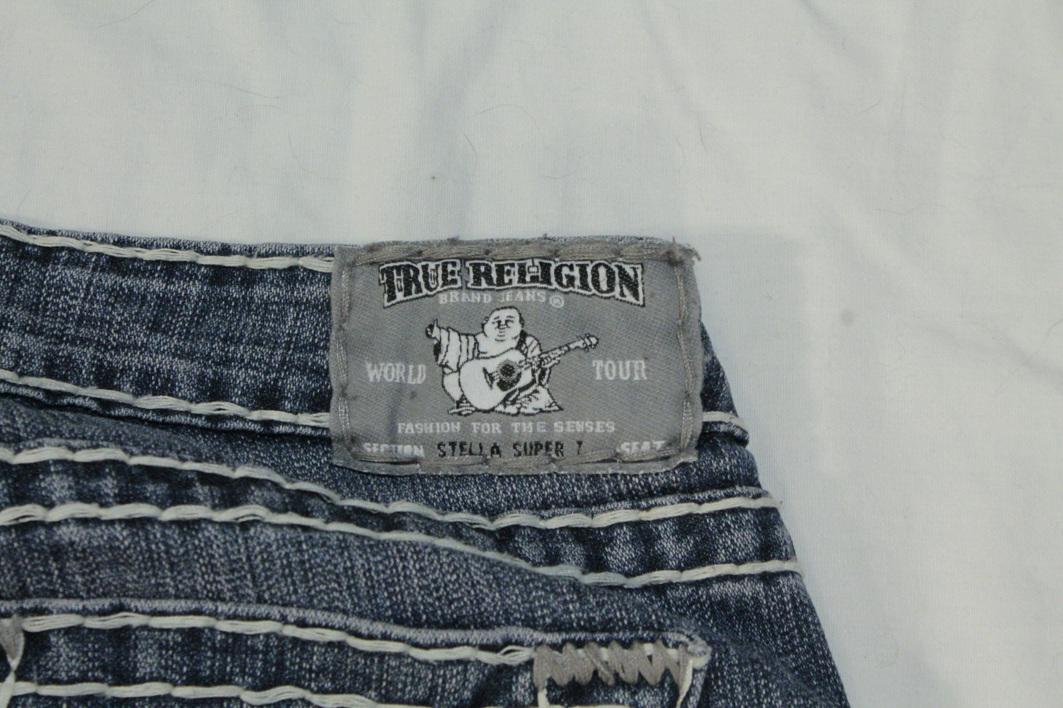 True Religion Steall Super 7 Dnim Size US 30 / EU 46 - 4 Thumbnail