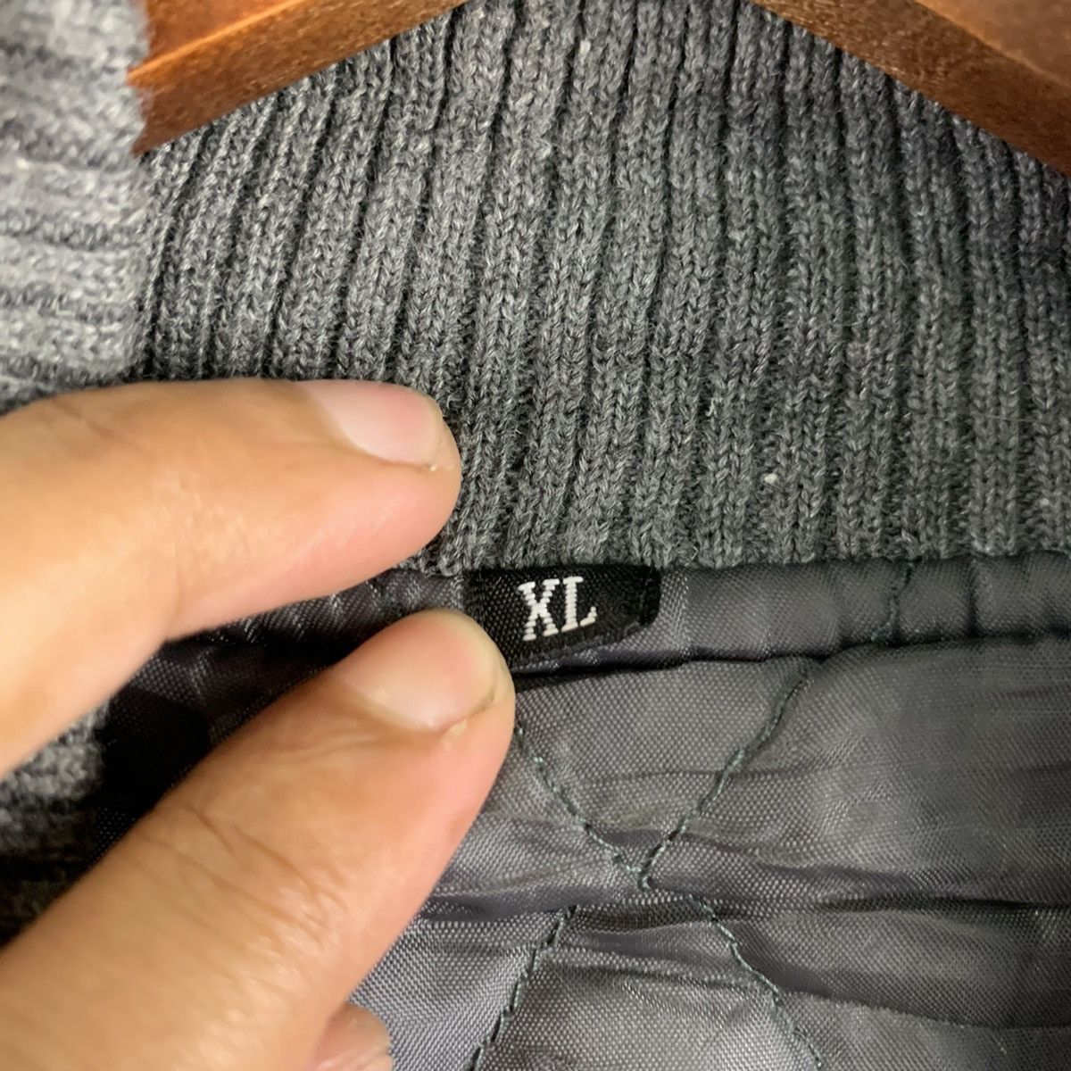 Japanese Brand 🔥NK118🔥Japanesebrand plain Pu Leather varsity jackets Size US XL / EU 56 / 4 - 6 Thumbnail