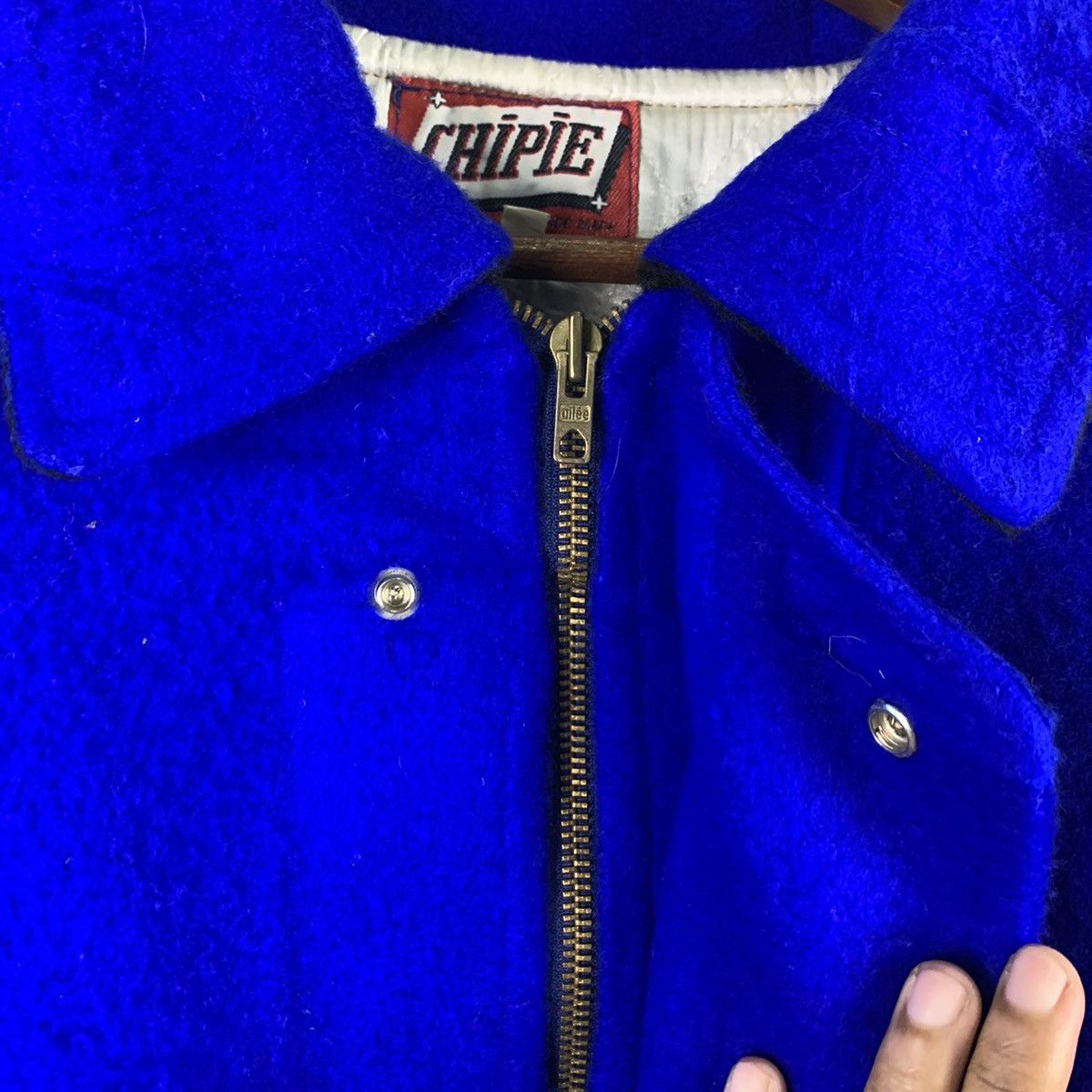 Japanese Brand × Vintage 🔥NK105🔥vintage CHIPIE Double star wool varsity jackets Blue Size US M / EU 48-50 / 2 - 6 Thumbnail