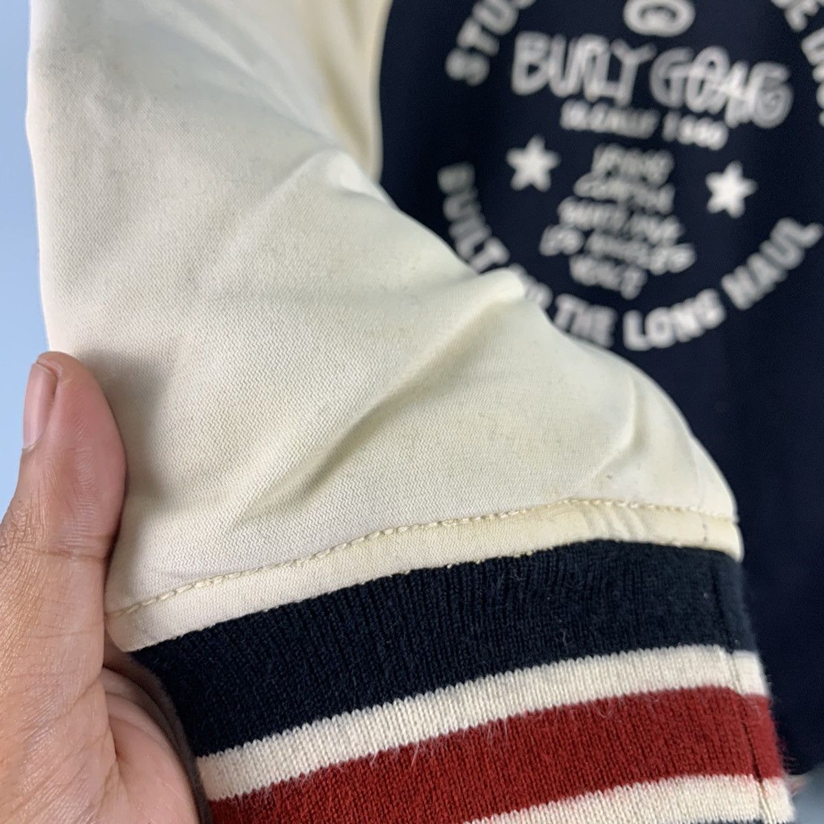 Stussy × Vintage 🔥NEED GONE🔥NS99 Vintage stussy varsity hoodie jacket Size US L / EU 52-54 / 3 - 6 Thumbnail