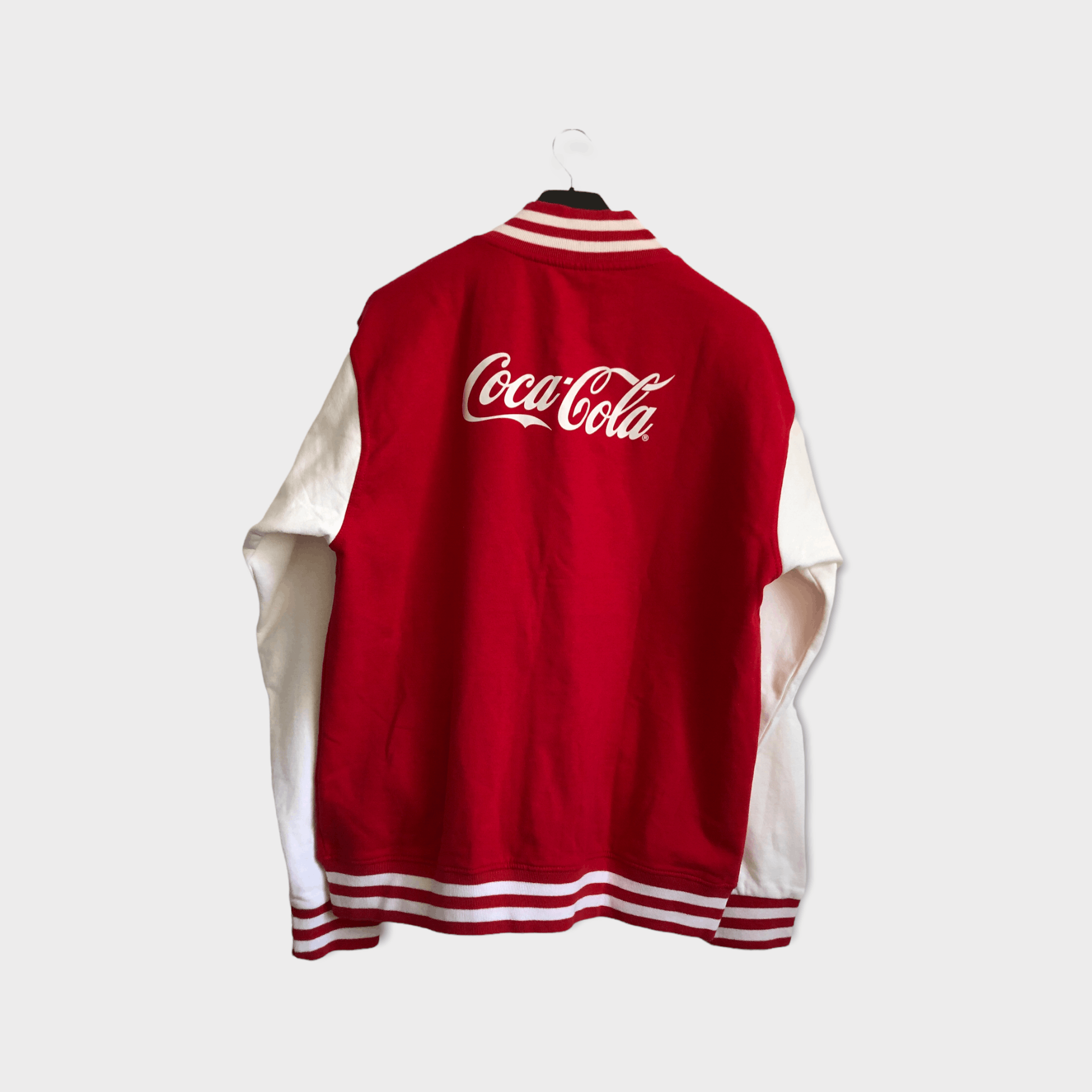 COCA COLA varsity jacket big logo XL