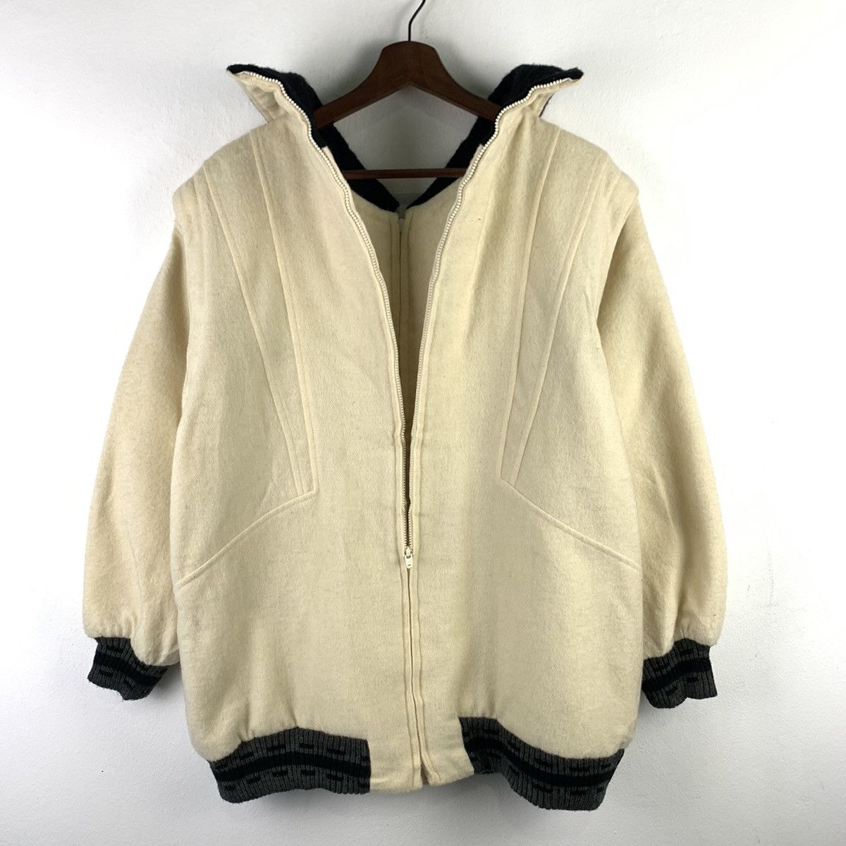 Japanese Brand 🔥NK126🔥Vintage Japanese Long jackets Collared multizipper Size US M / EU 48-50 / 2 - 4 Thumbnail