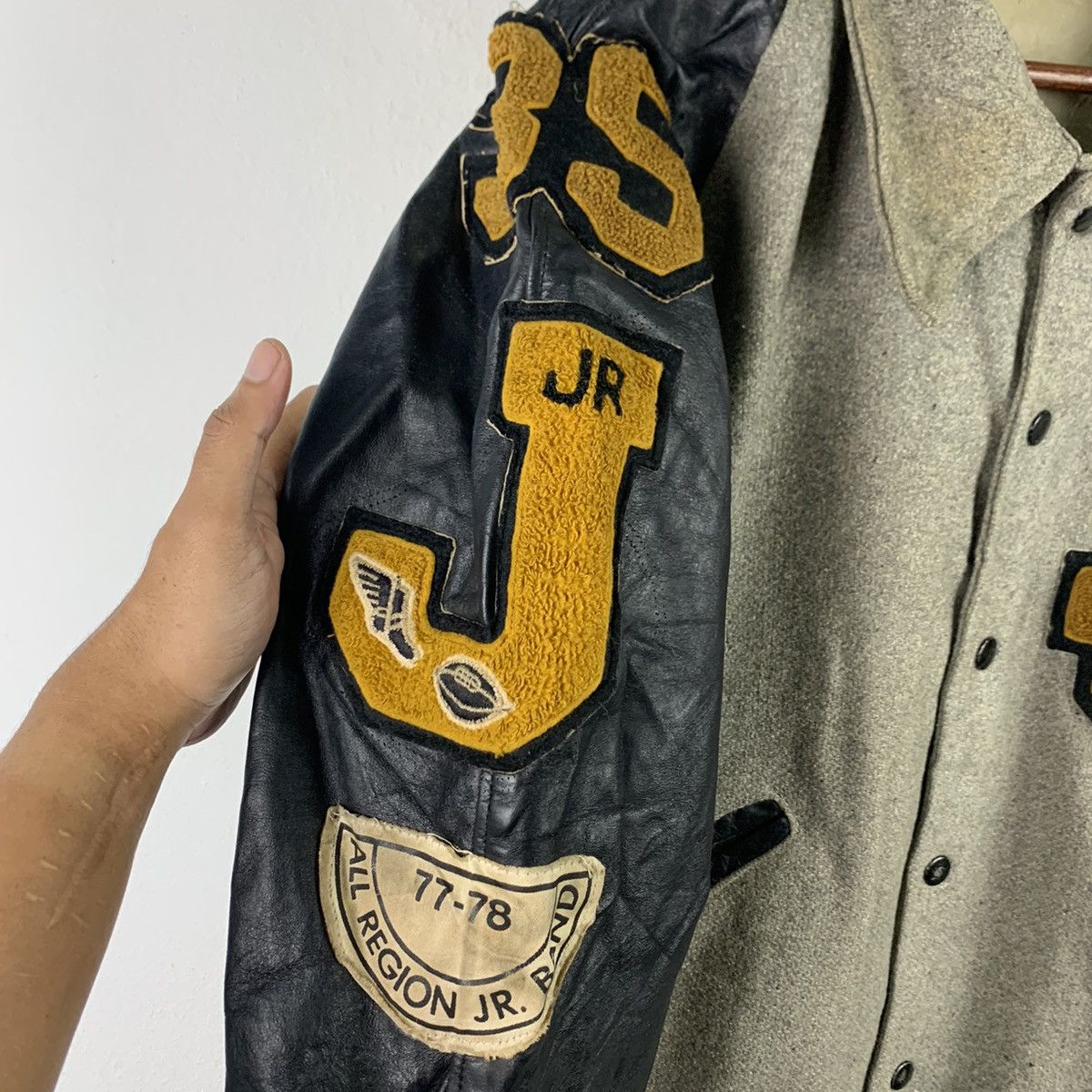 Japanese Brand × Vintage 🔥NK127🔥Vintage Japanese Champion FootBall varsity jackets Size US M / EU 48-50 / 2 - 5 Thumbnail